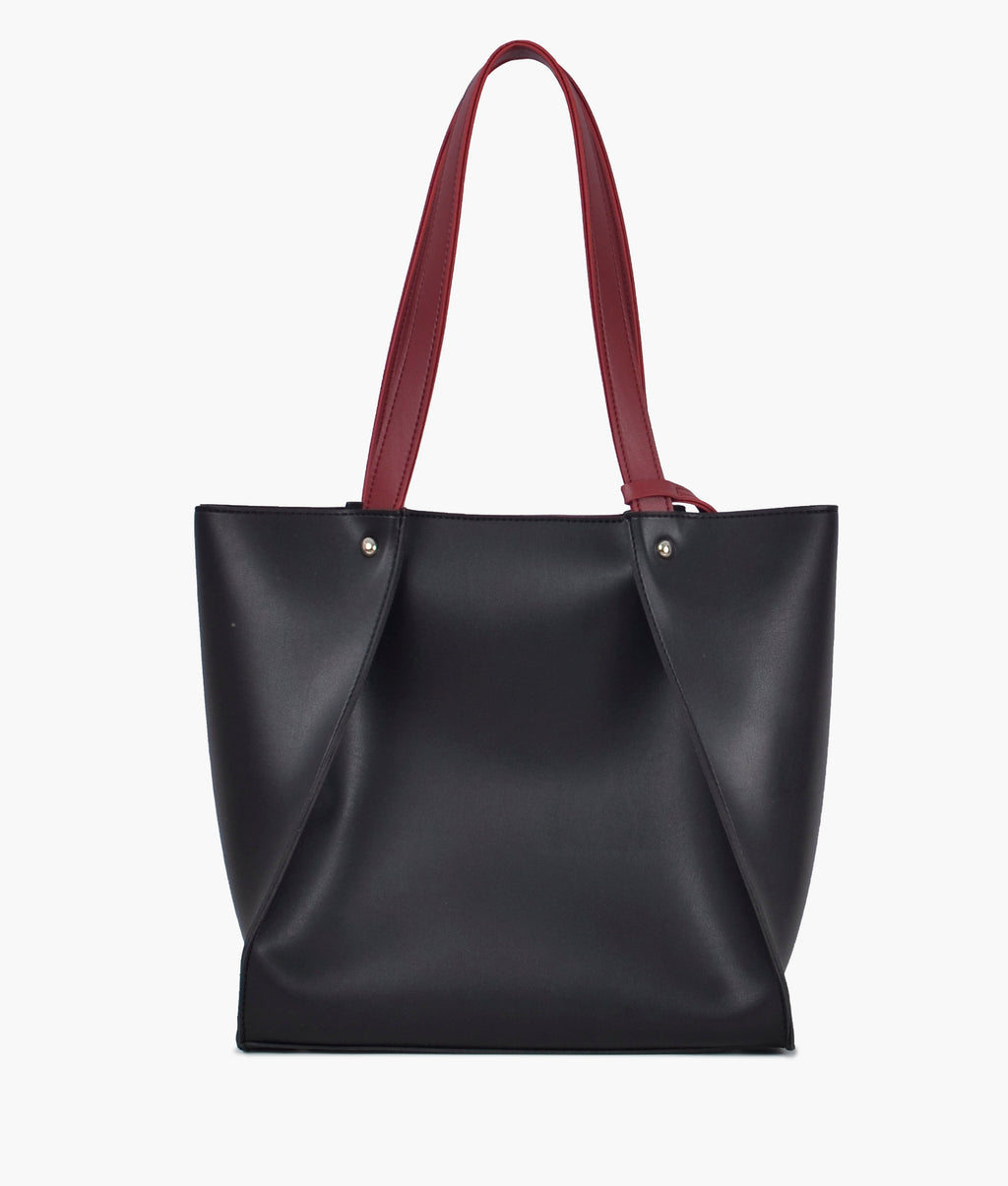 LumaVex - Black shopping tote bag