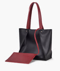 LumaVex - Black shopping tote bag