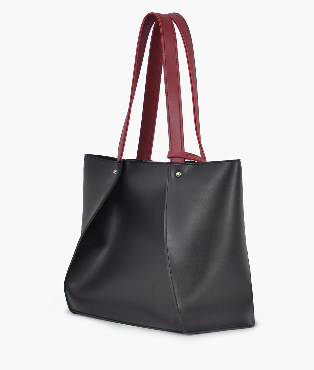 LumaVex - Black shopping tote bag