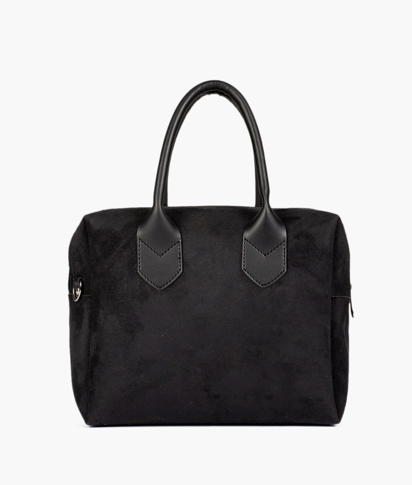 LumaVex - Black suede mini bowling bag