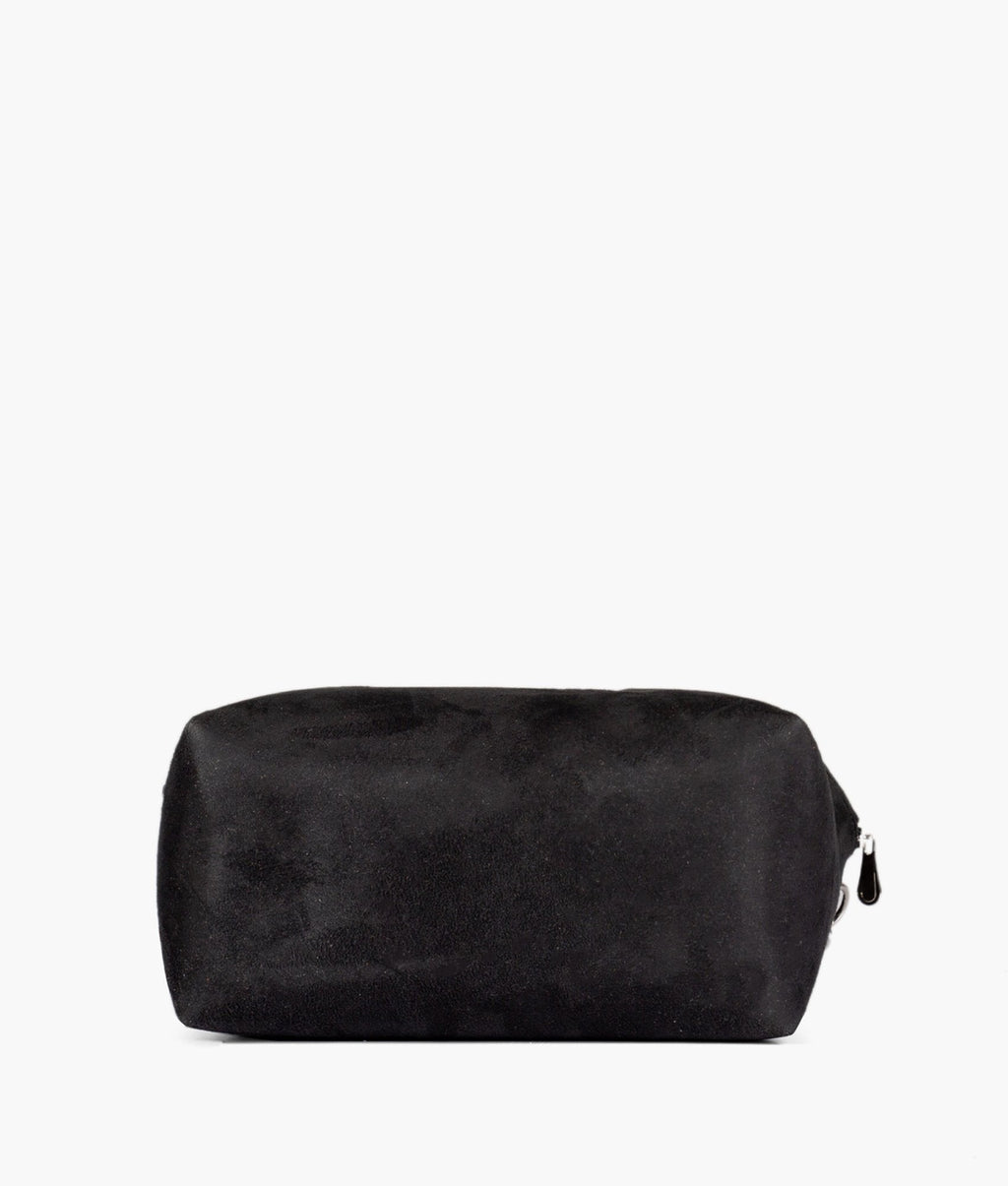 LumaVex - Black suede mini bowling bag