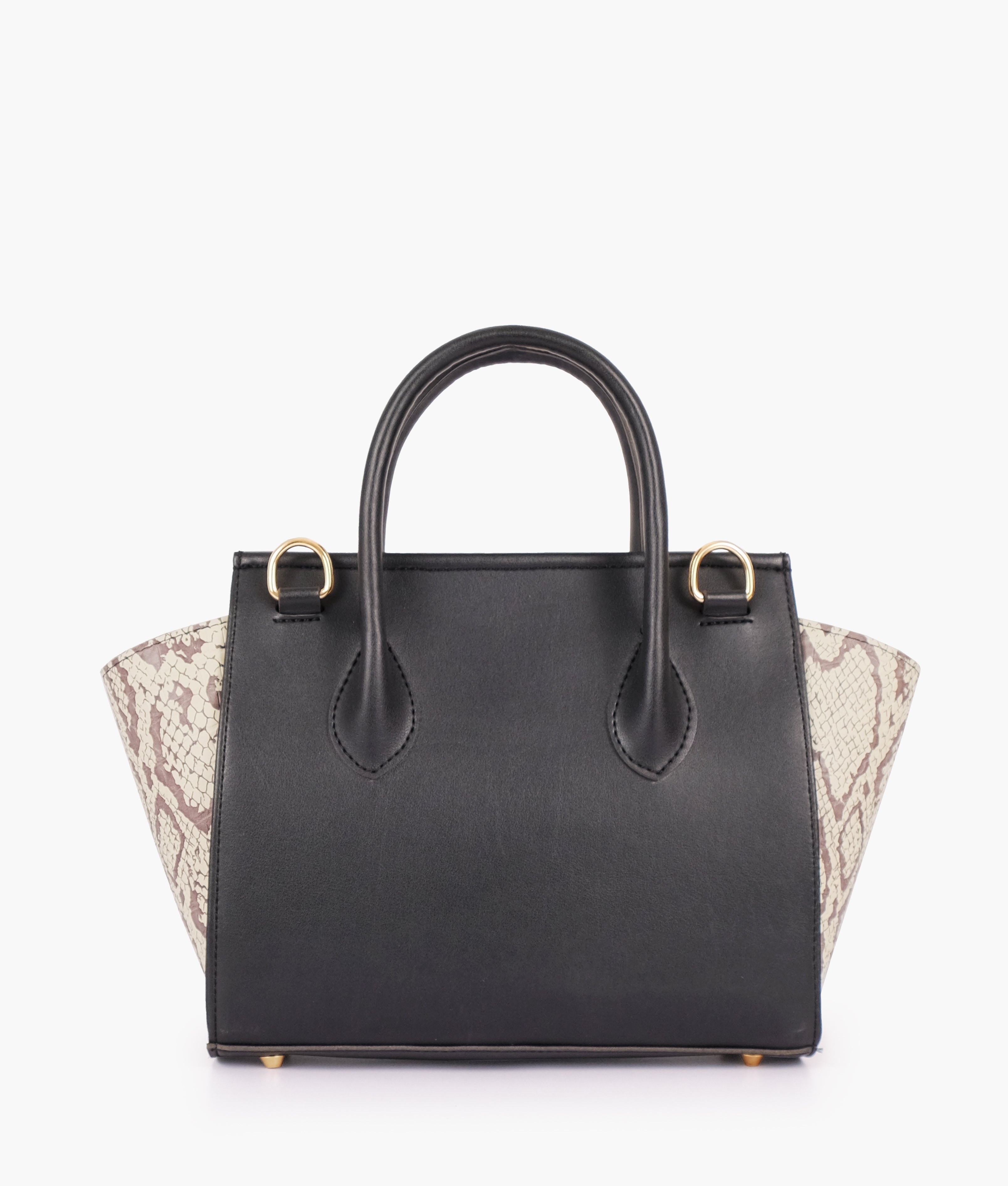 LumaVex - Black trapeze handbag