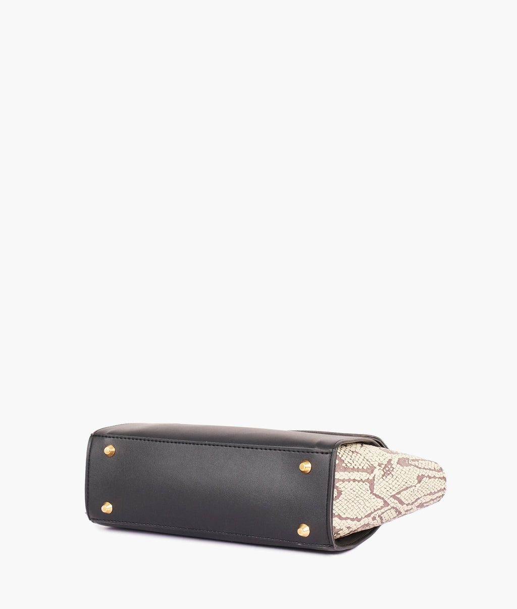 LumaVex - Black trapeze handbag
