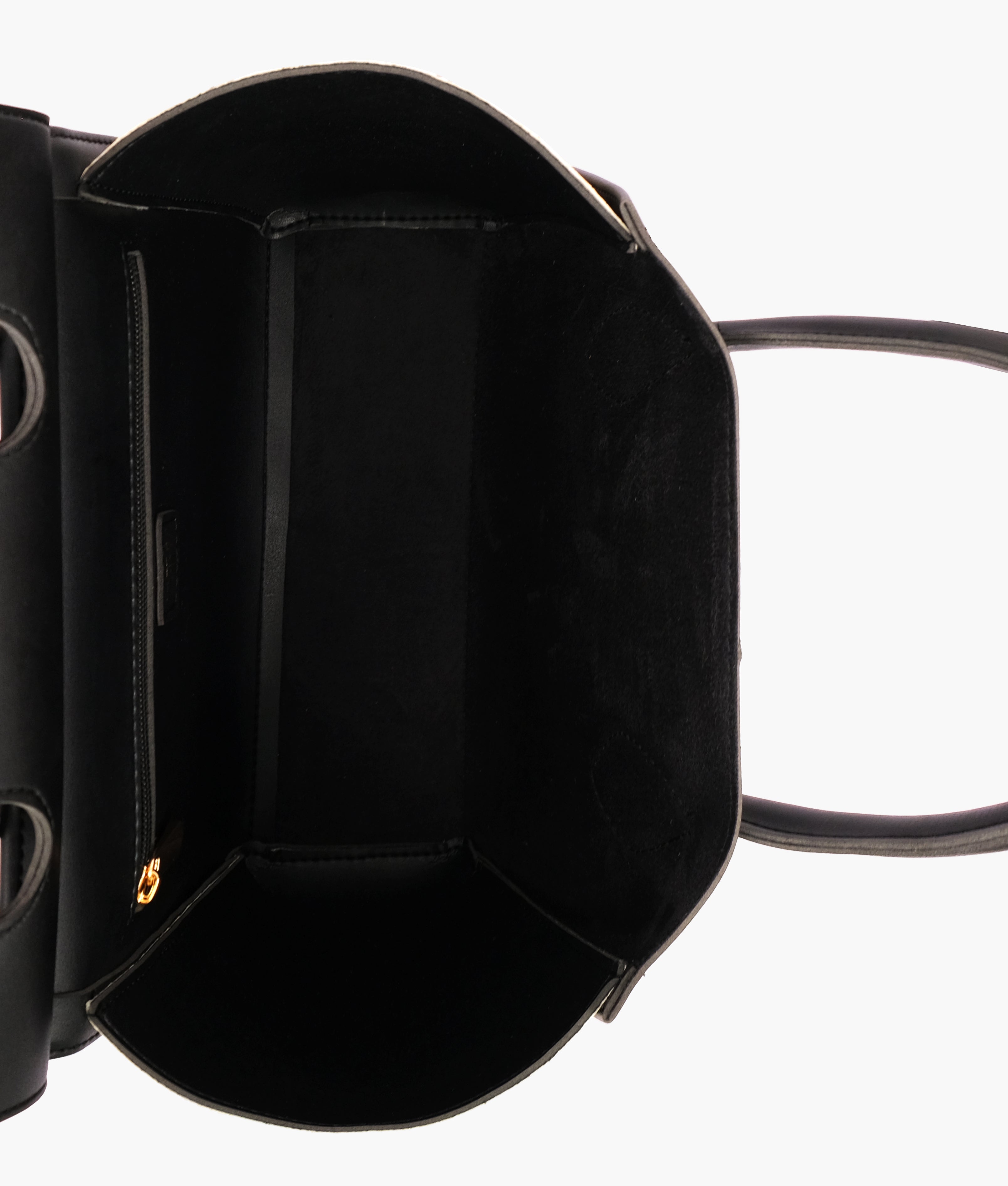 LumaVex - Black trapeze handbag
