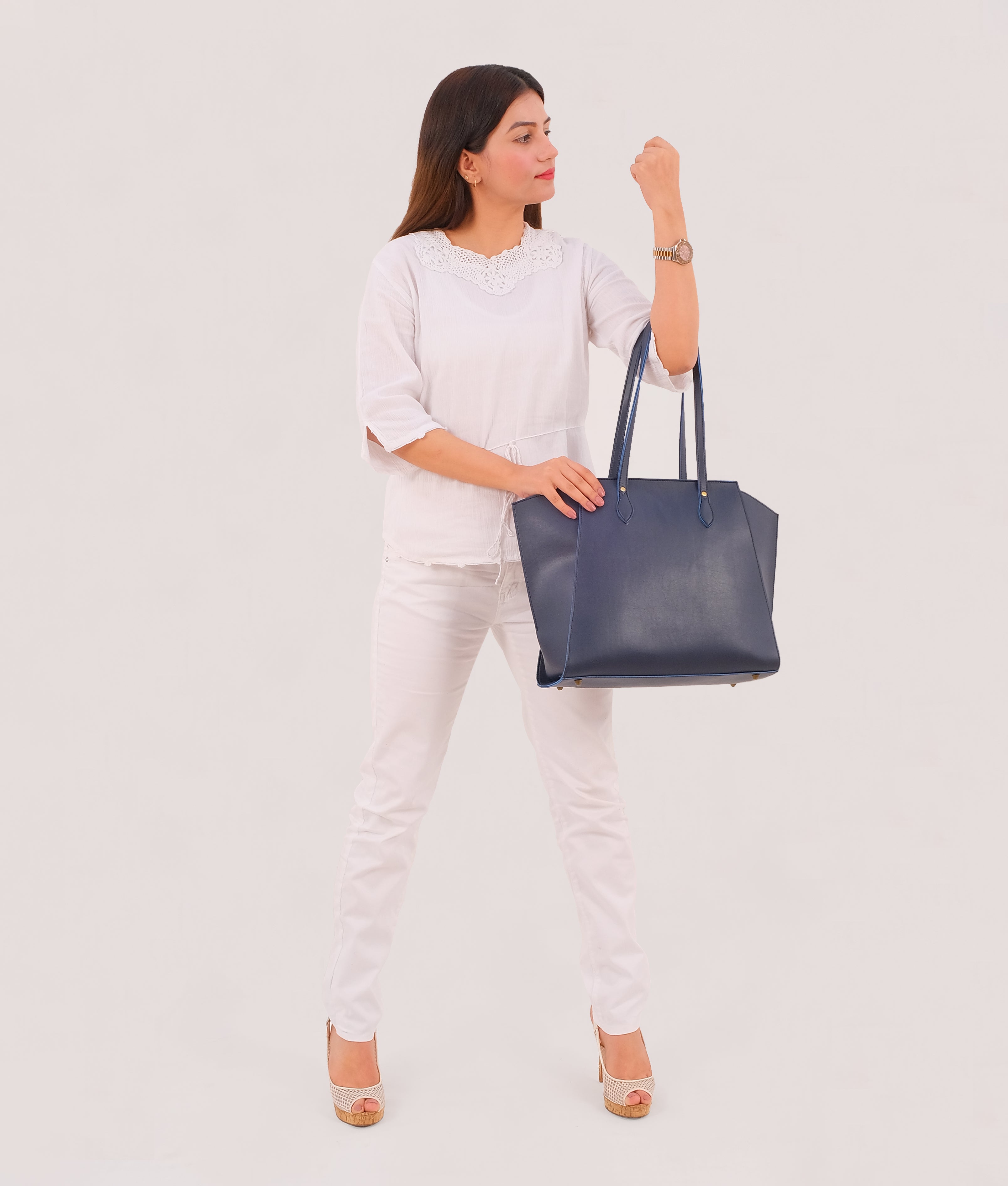 LumaVex - Blue classic tote bag