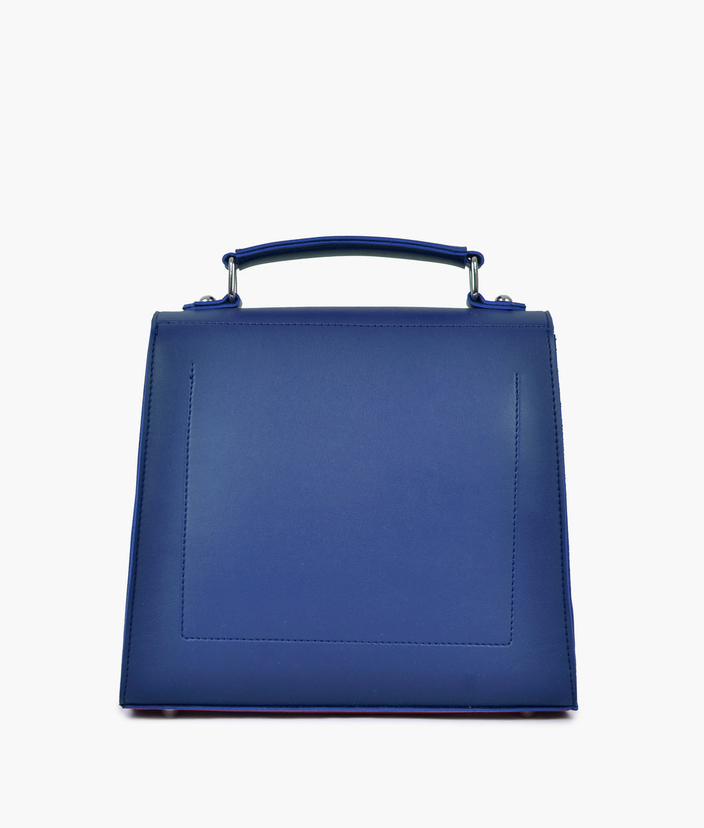 LumaVex - Blue push-lock messenger bag