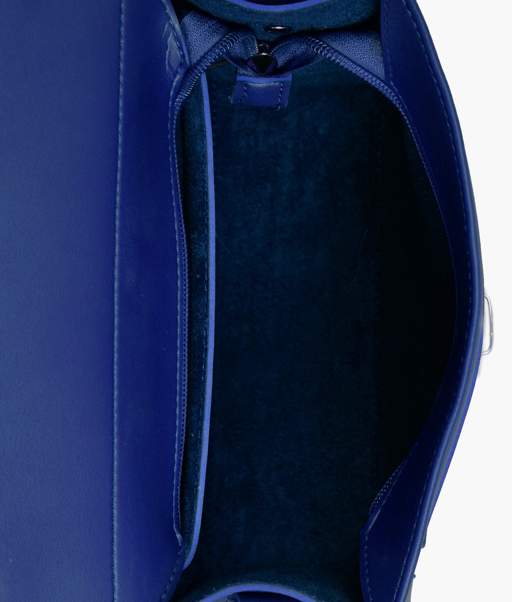 LumaVex - Blue push-lock messenger bag