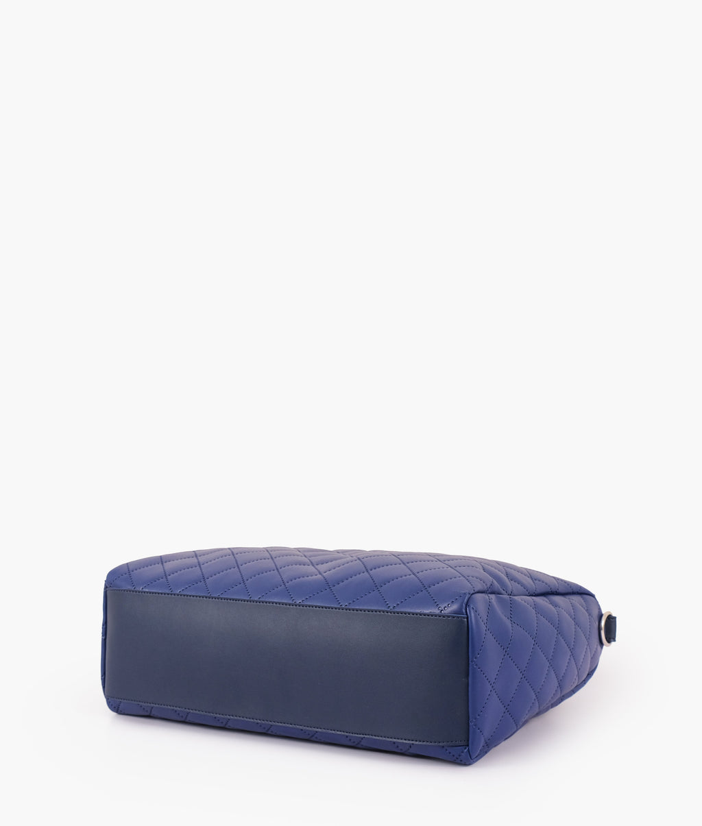LumaVex - Blue quilted carryall tote bag