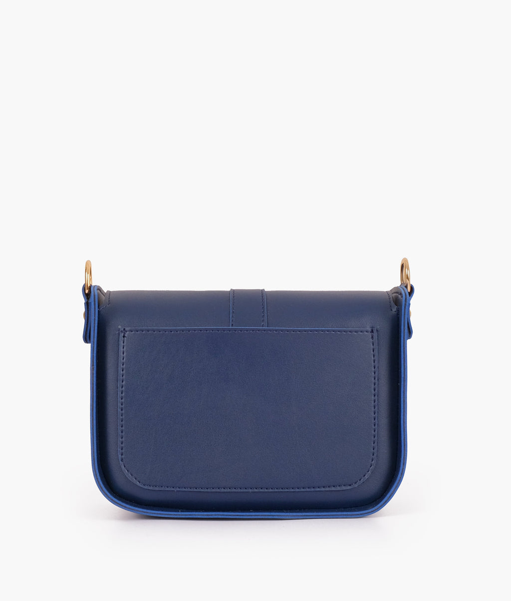 LumaVex - Blue saddle buckle bag