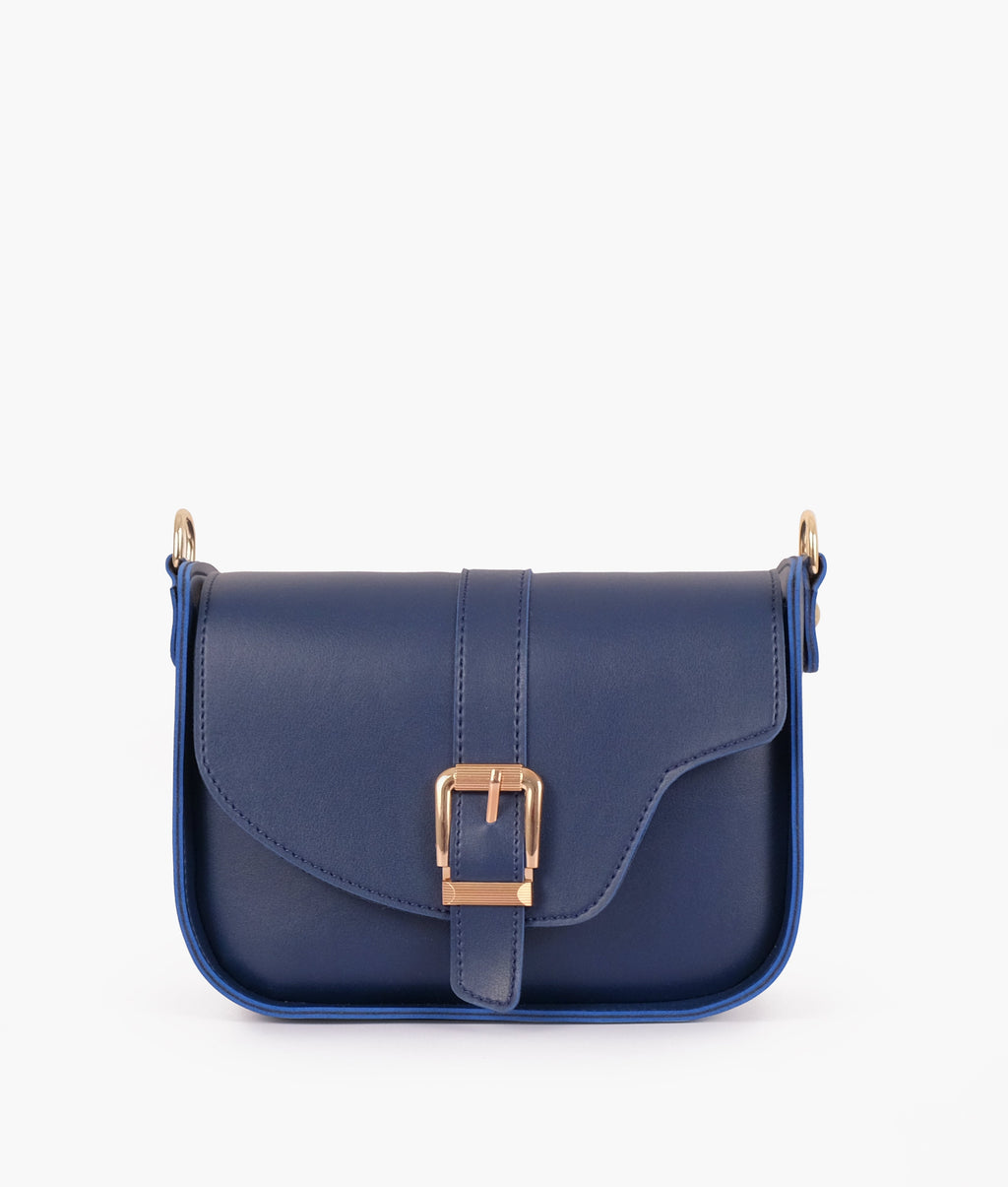 LumaVex - Blue saddle buckle bag