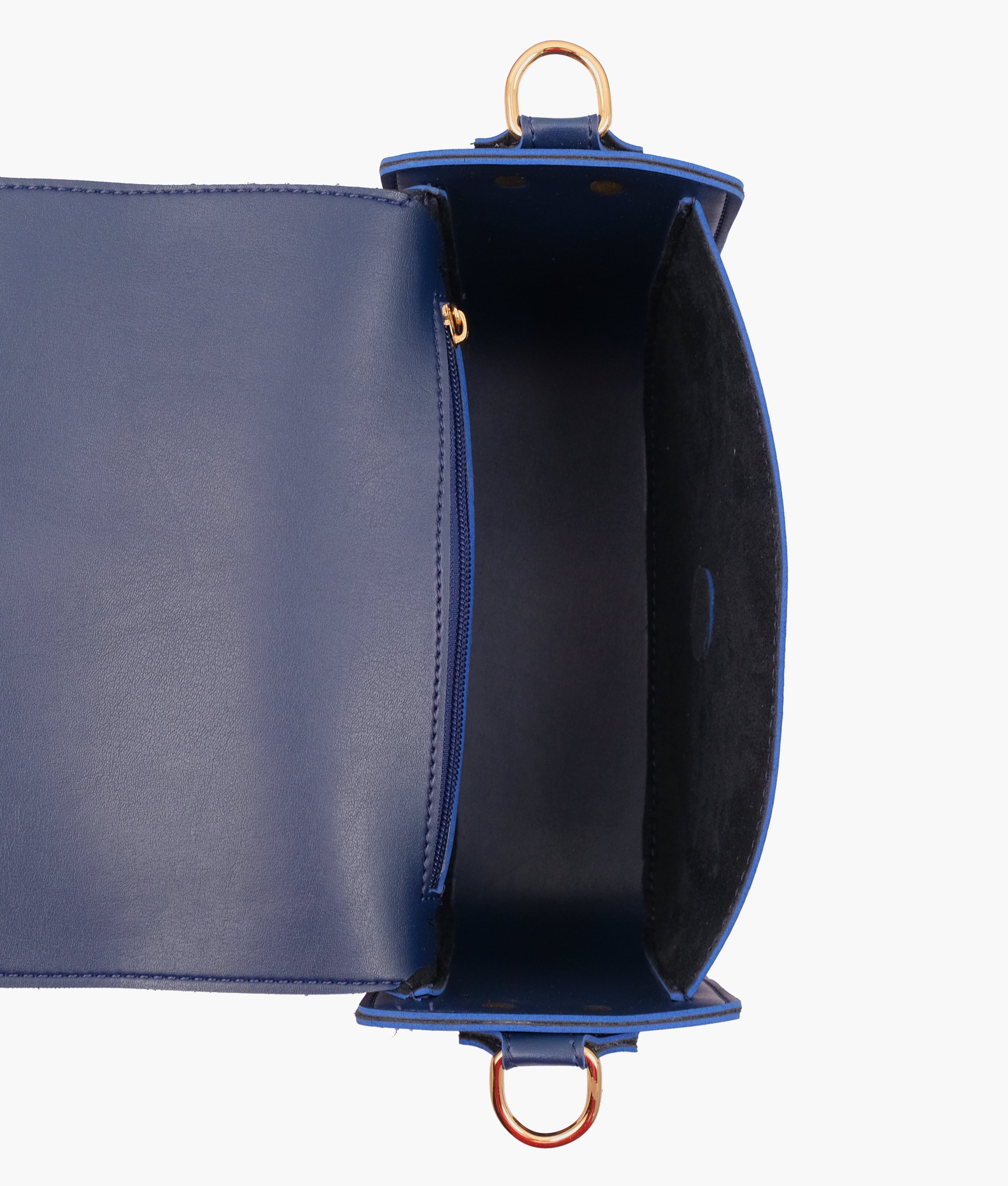 LumaVex - Blue saddle buckle bag