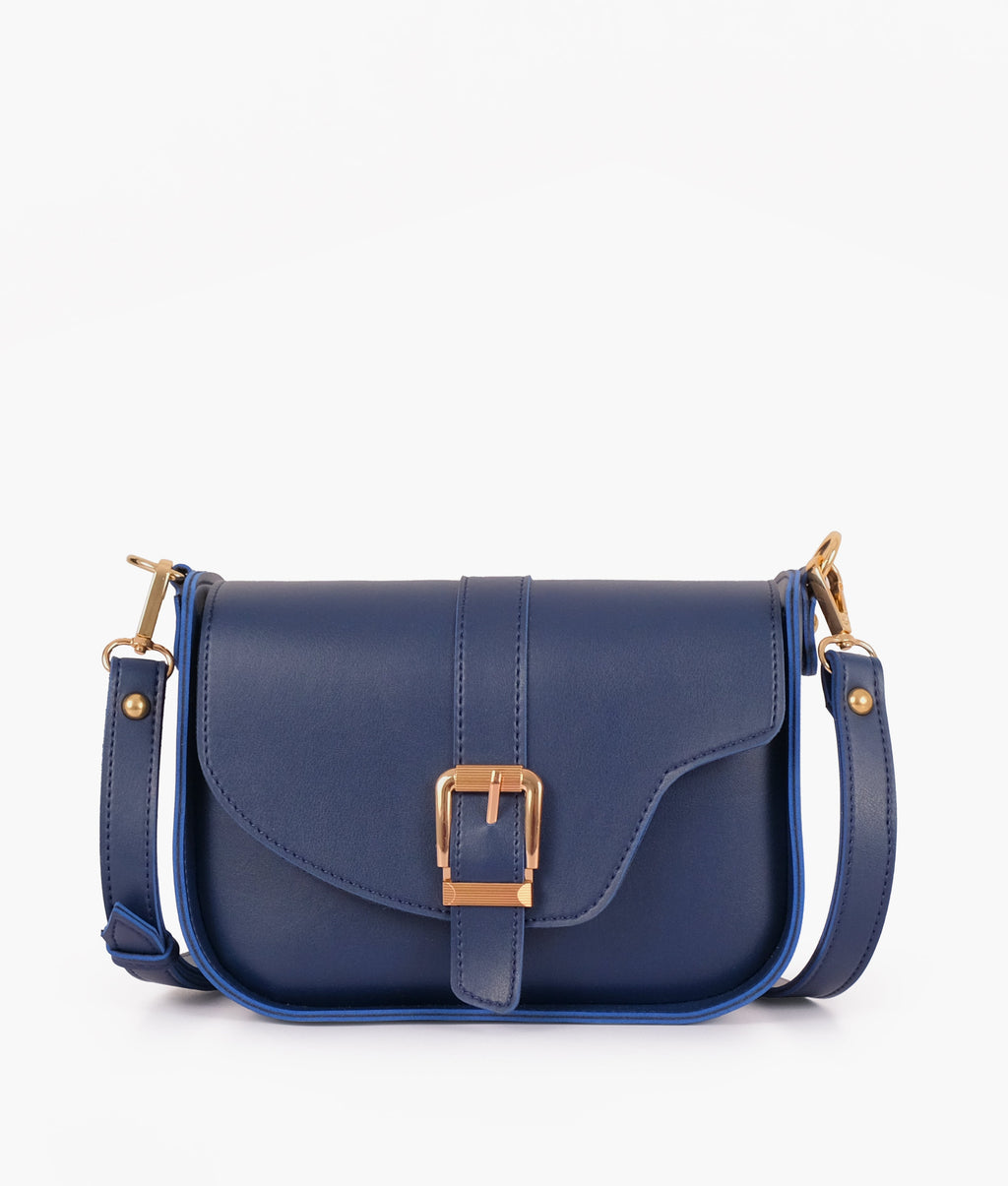 LumaVex - Blue saddle buckle bag
