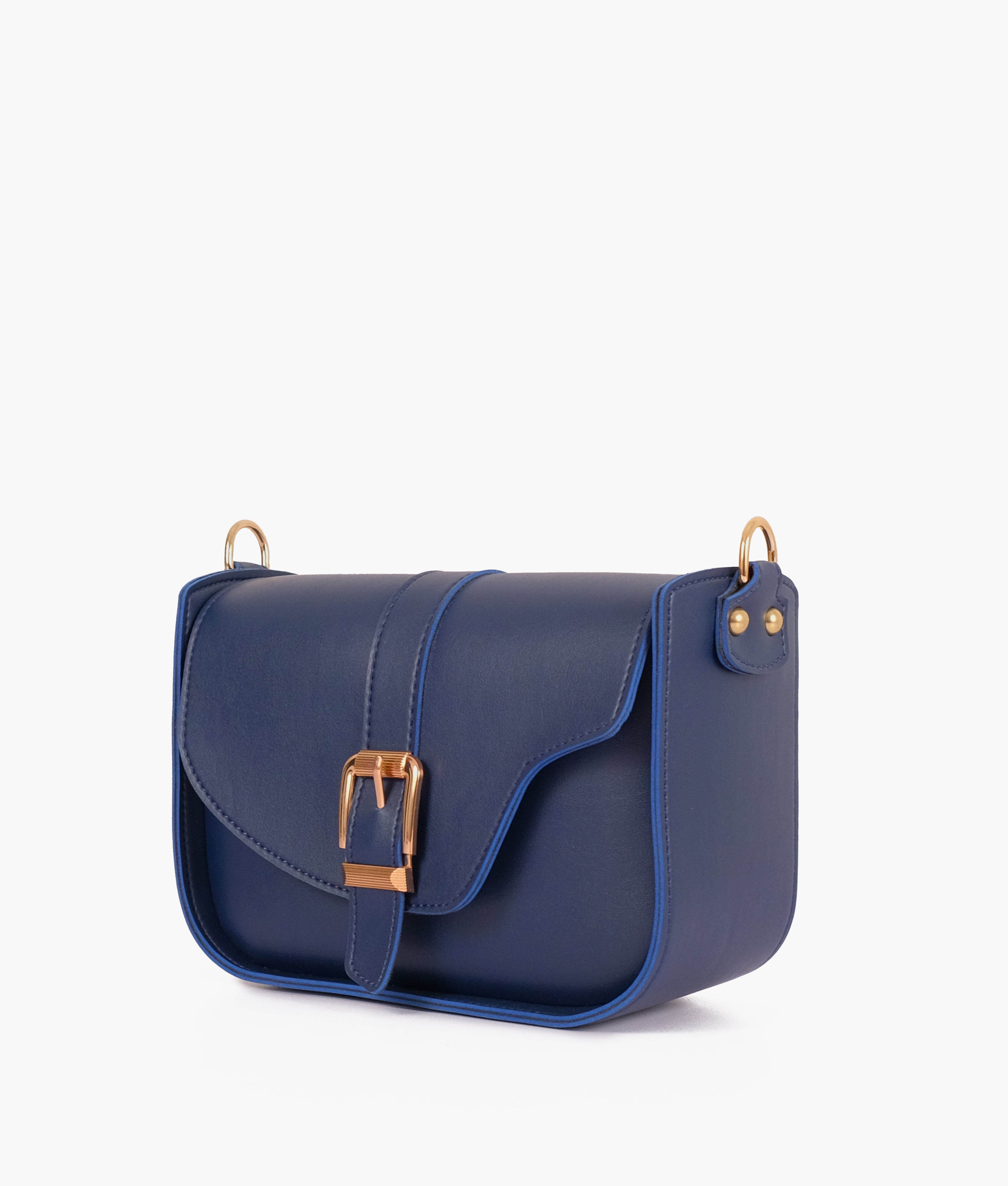 LumaVex - Blue saddle buckle bag