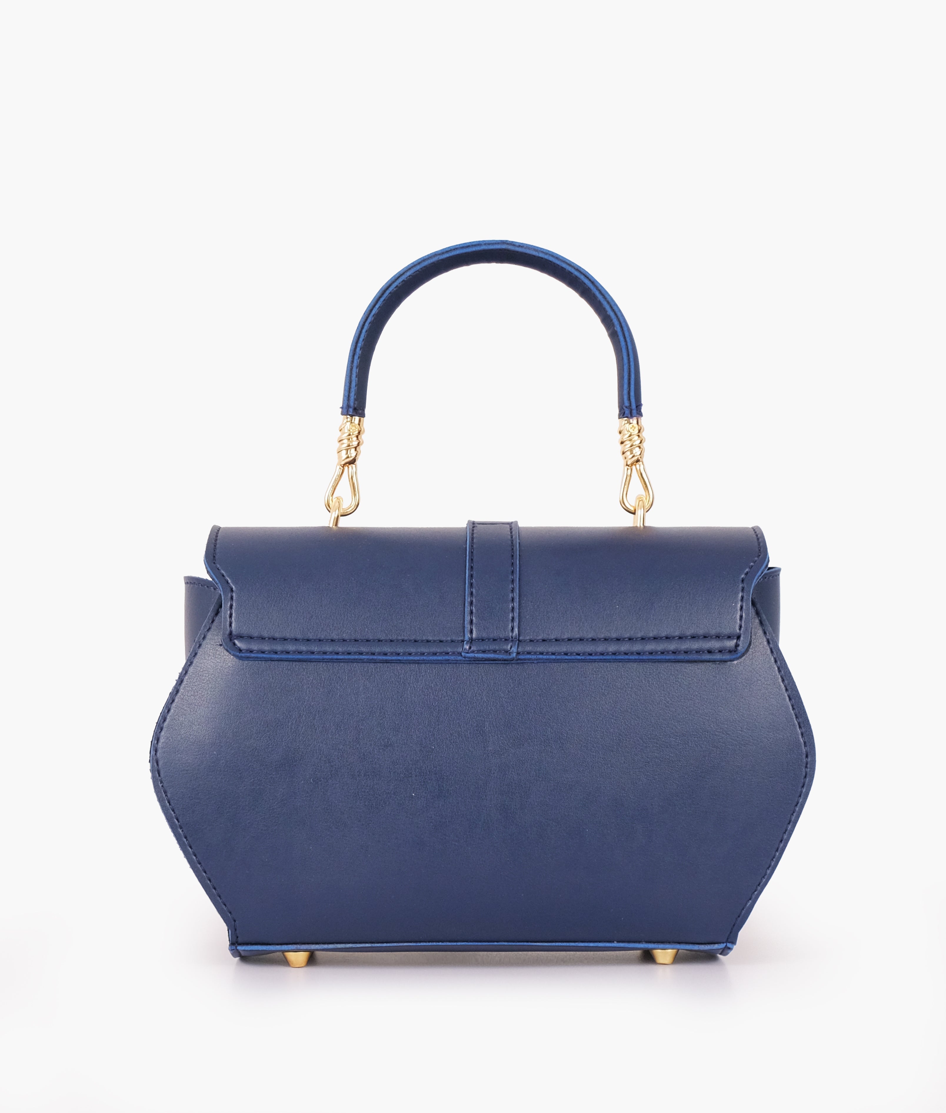 LumaVex - Blue top-handle hexagon bag