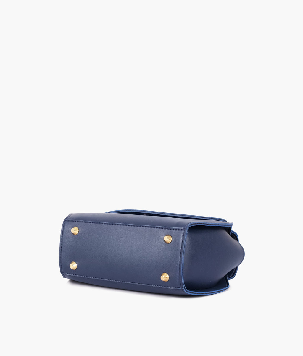 LumaVex - Blue top-handle hexagon bag