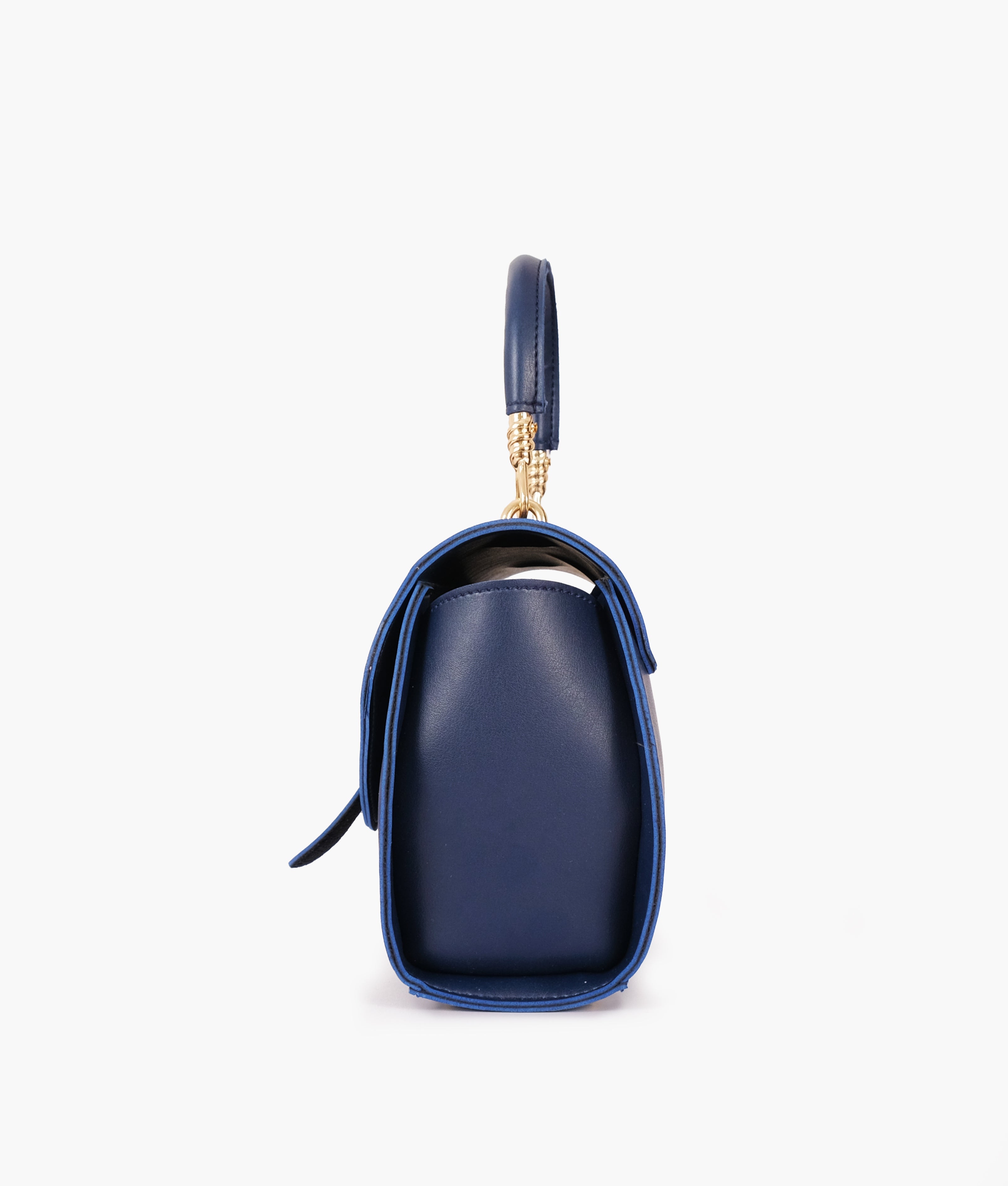 LumaVex - Blue top-handle hexagon bag