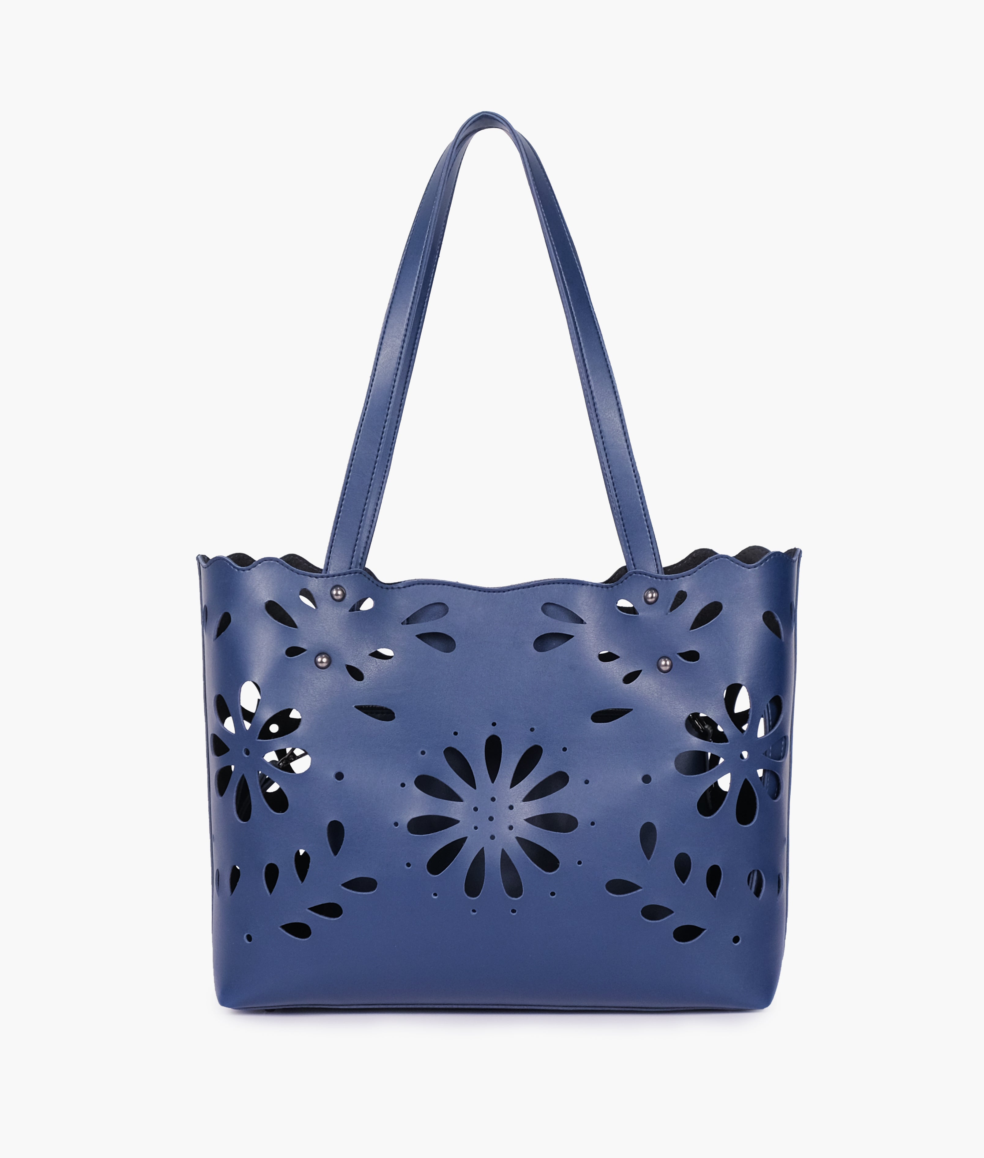 LumaVex - Blue two-piece floral tote