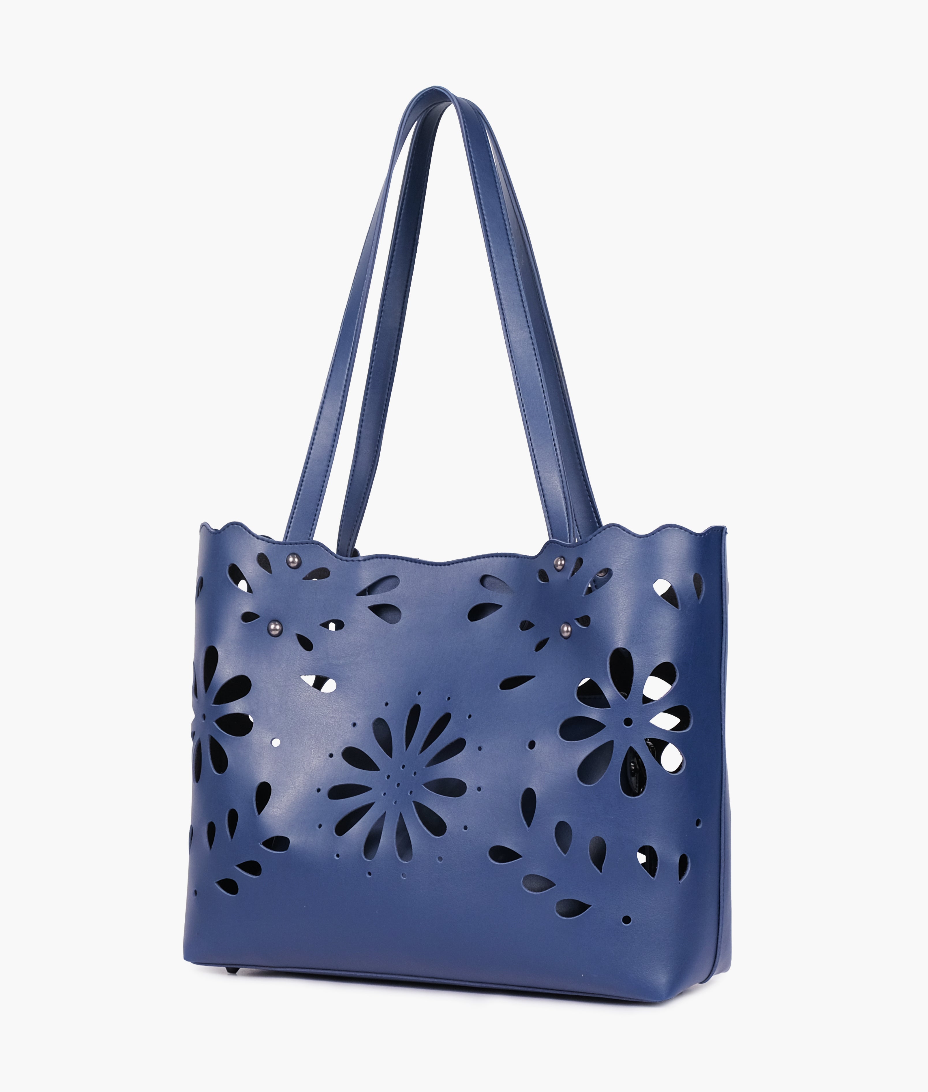 LumaVex - Blue two-piece floral tote