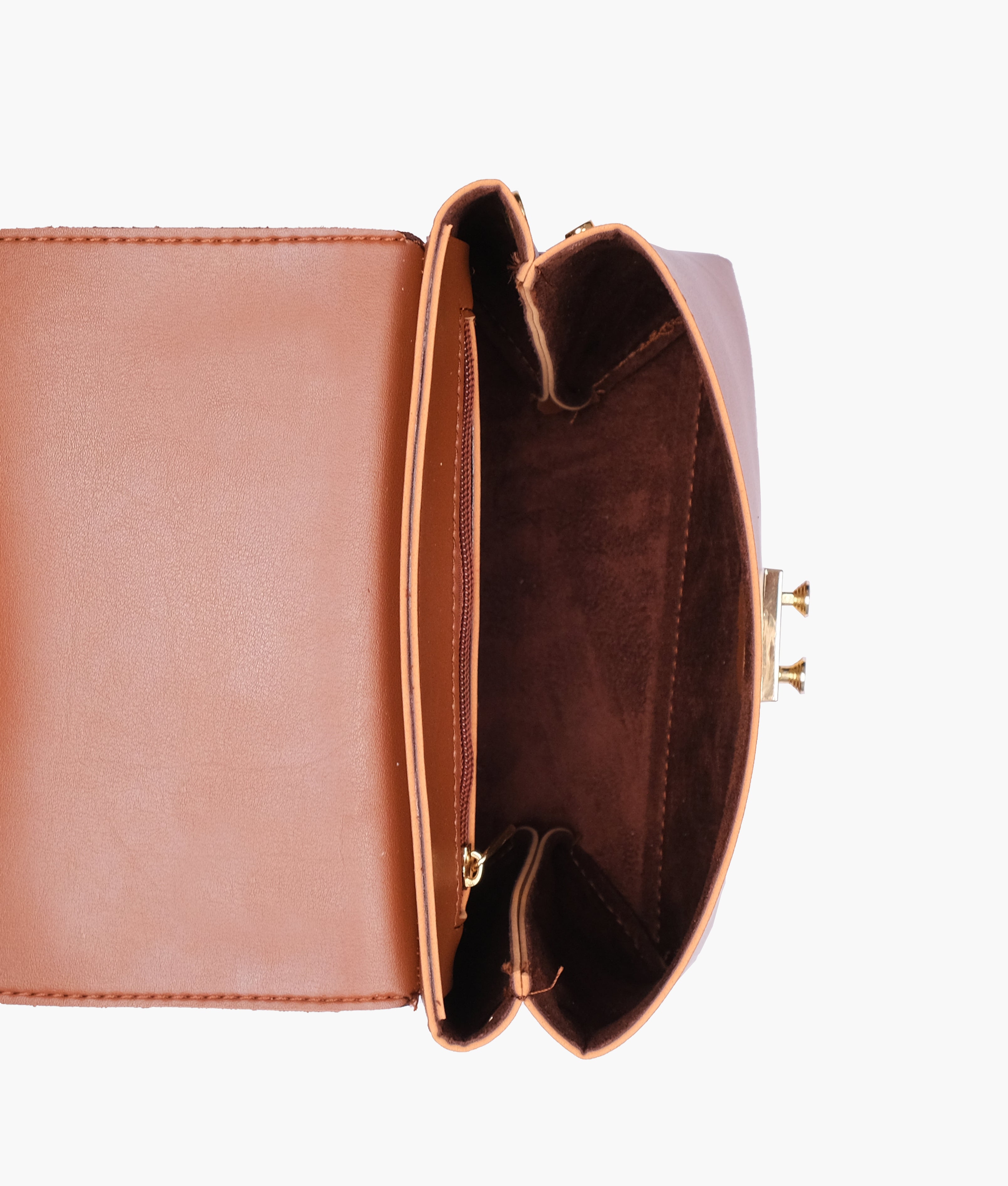 LumaVex - Brown mini top-handle bag