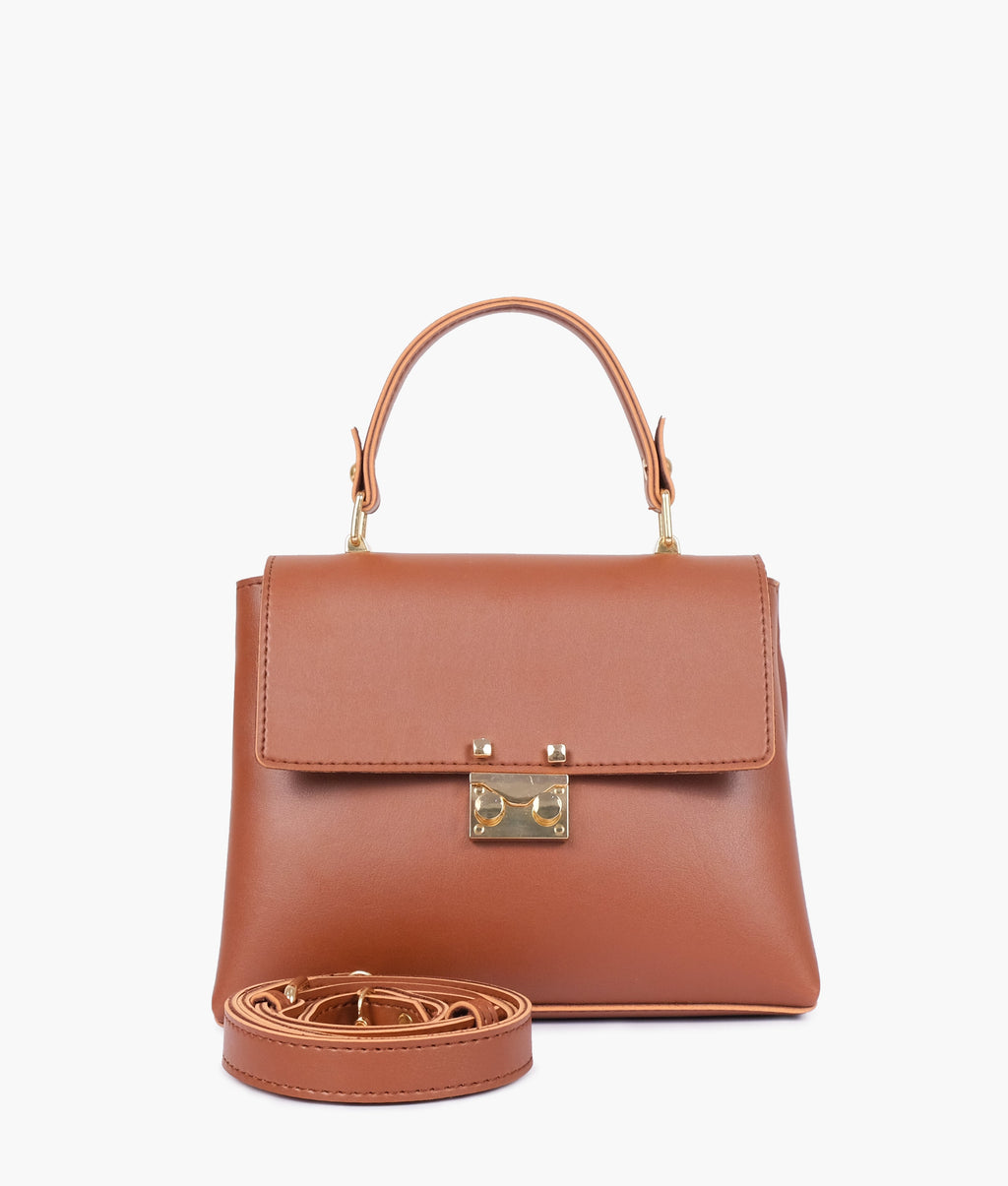 LumaVex - Brown mini top-handle bag