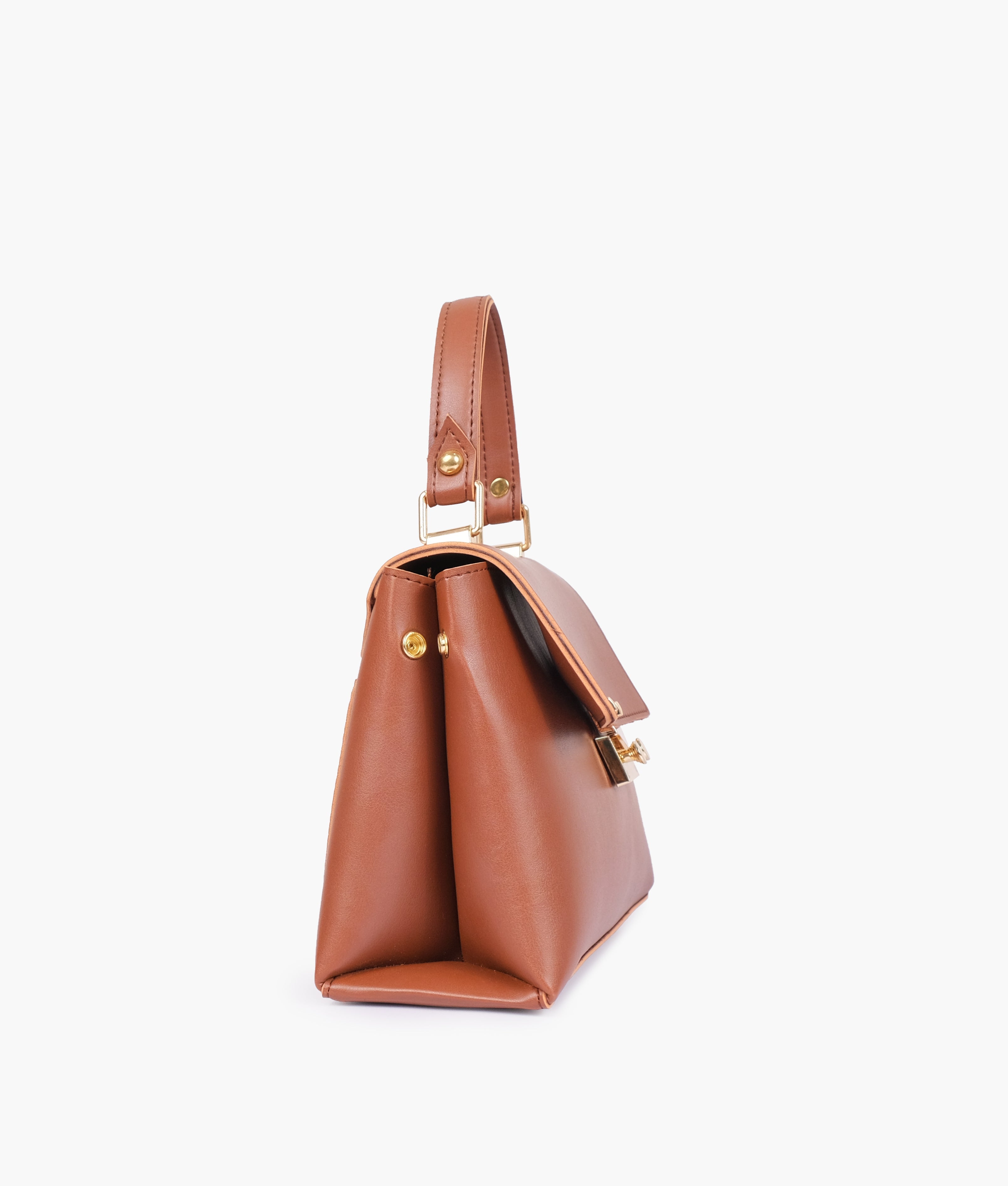 LumaVex - Brown mini top-handle bag