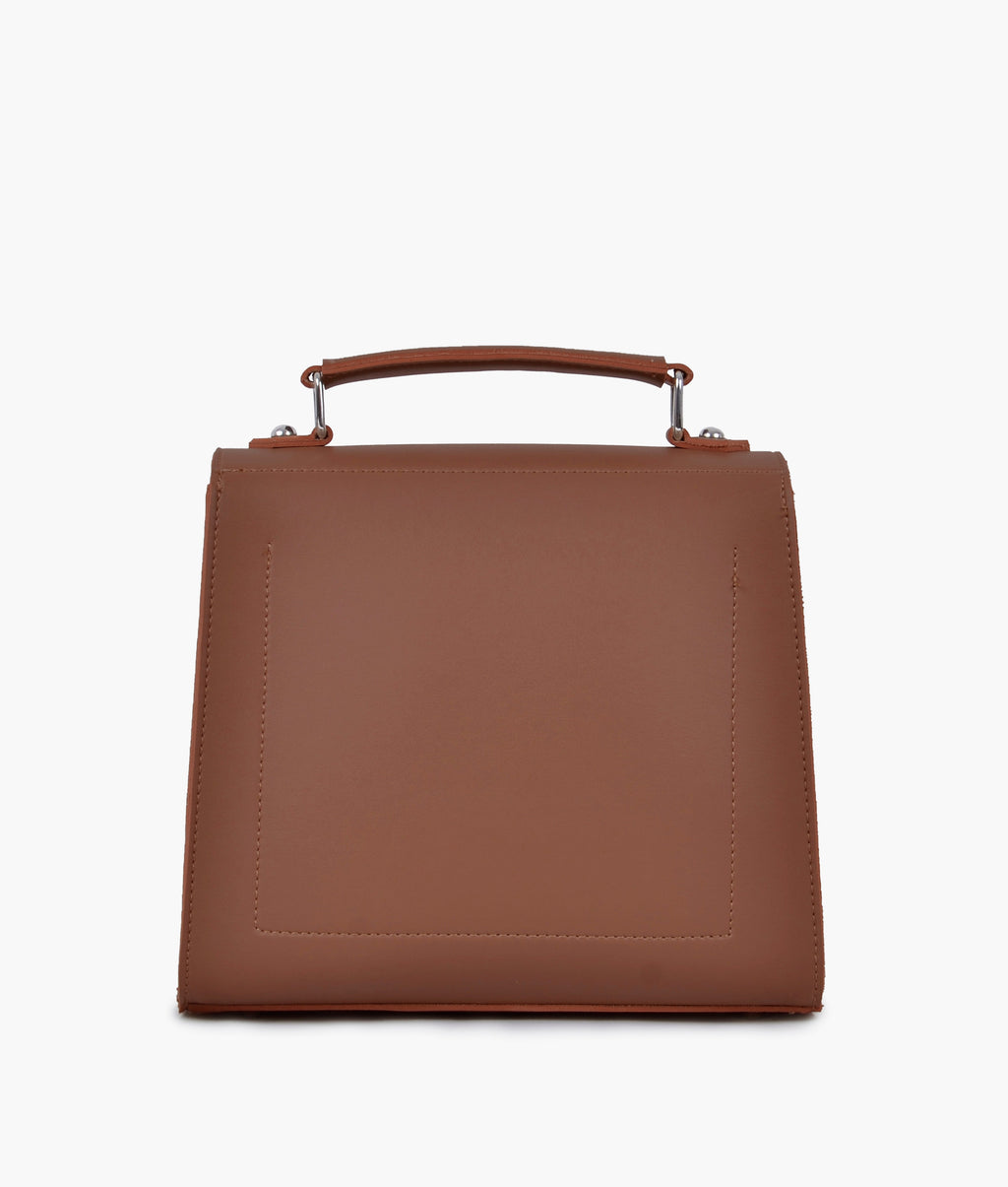 LumaVex - Brown push-lock messenger bag