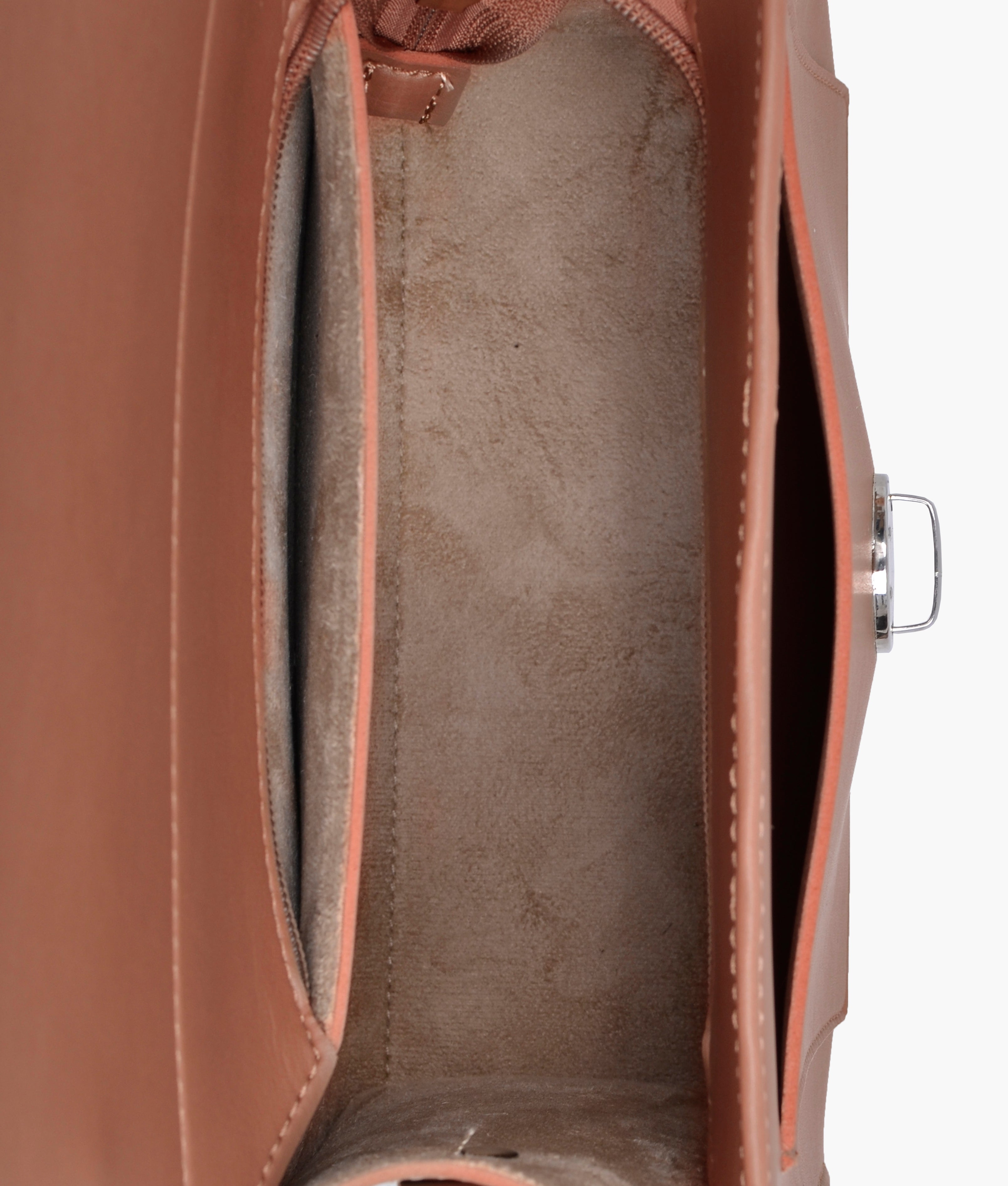 LumaVex - Brown push-lock messenger bag