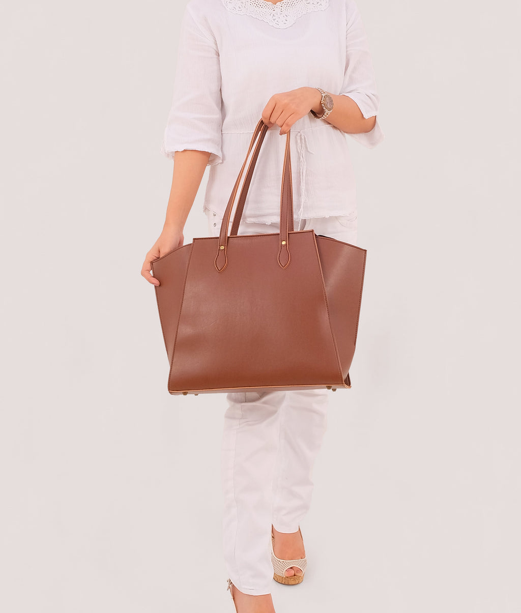 LumaVex - Brown classic tote bag