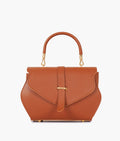 LumaVex - Brown top-handle hexagon bag