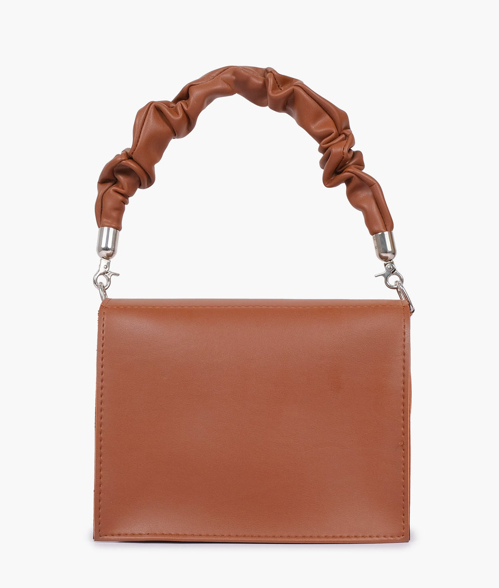 LumaVex - Brown top-handle mini cross-body bag