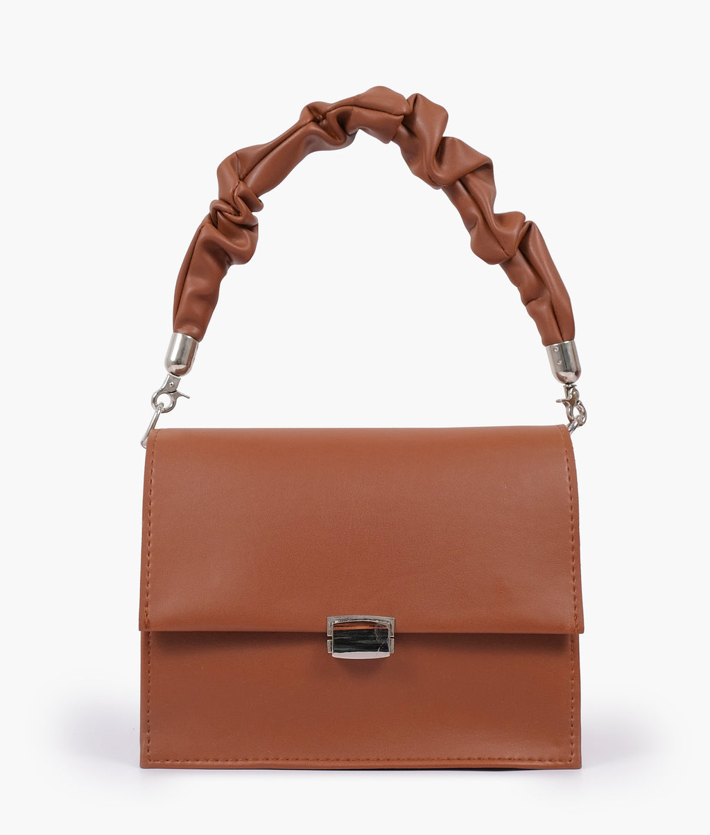 LumaVex - Brown top-handle mini cross-body bag
