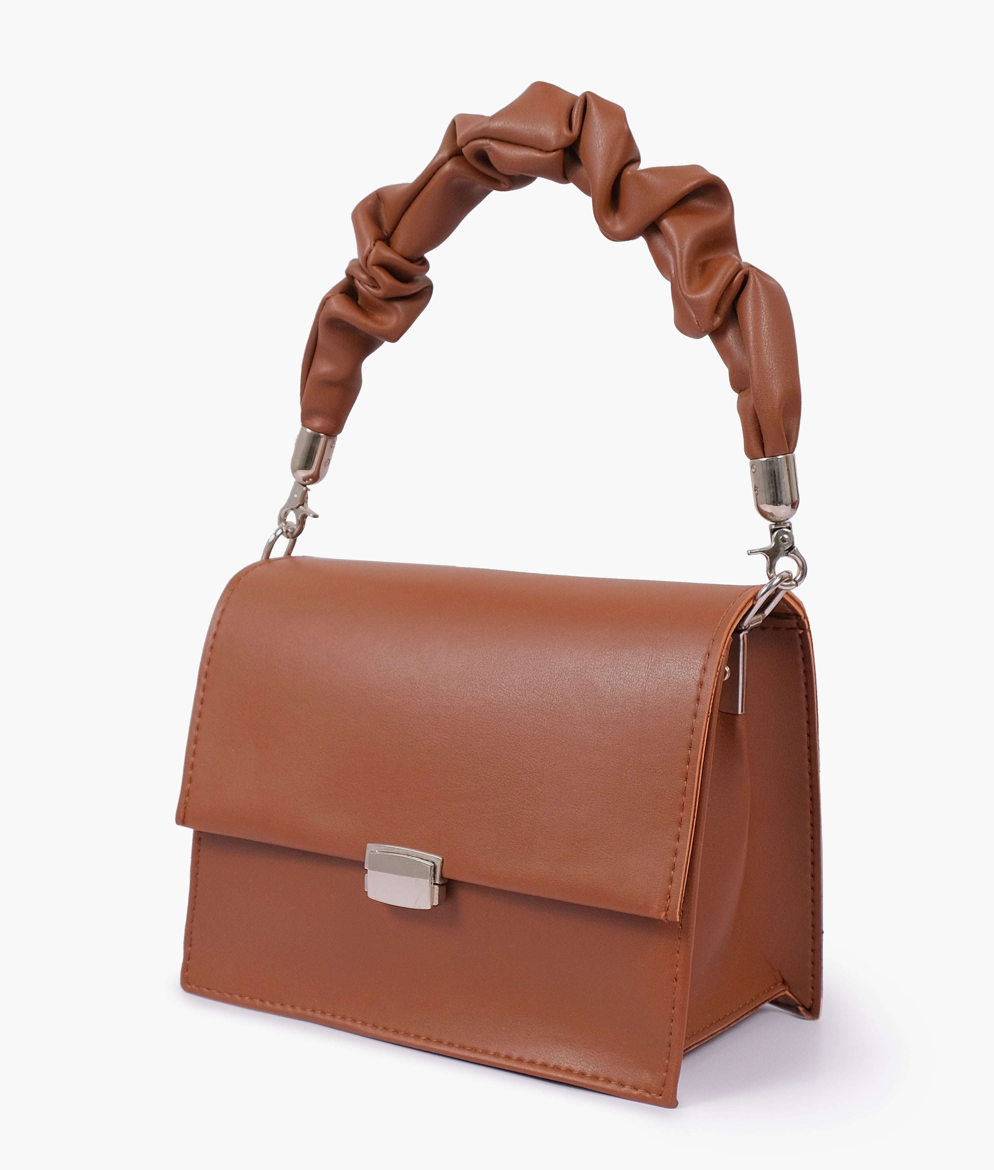 LumaVex - Brown top-handle mini cross-body bag