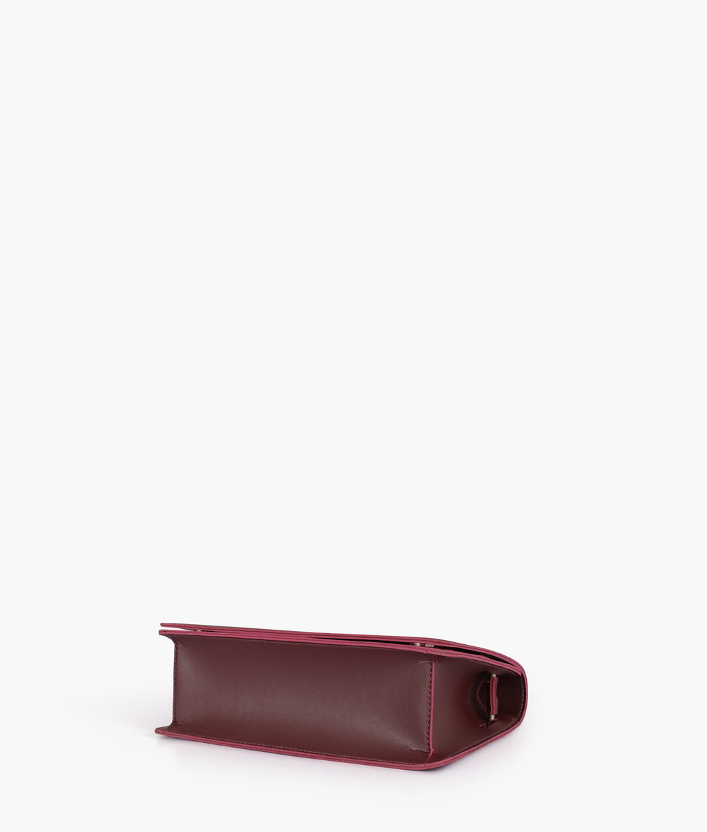 LumaVex - Burgundy loop strap shoulder bag