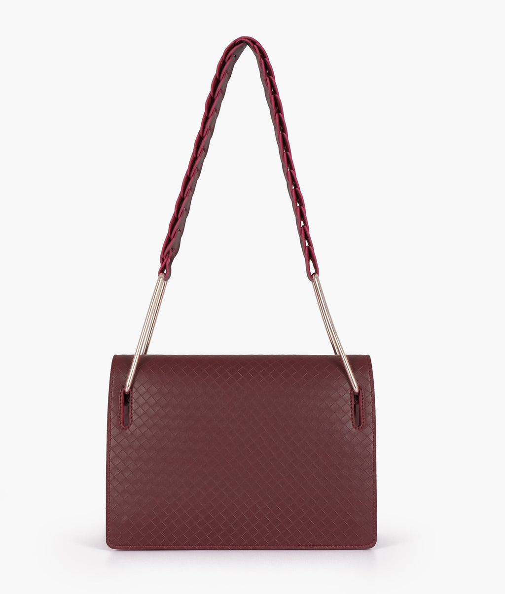 LumaVex - Burgundy loop strap shoulder bag