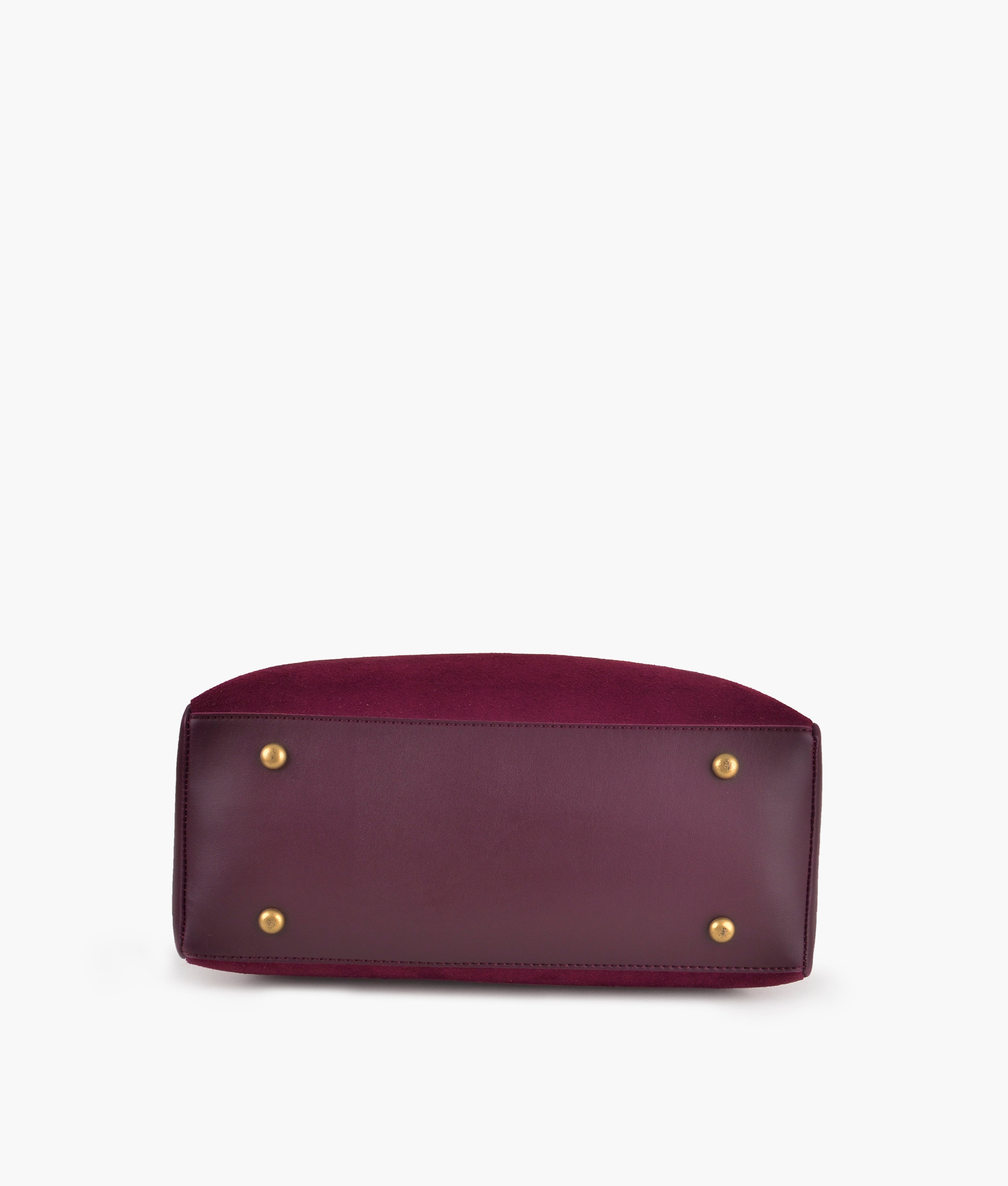 LumaVex - Burgundy suede mini bag