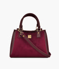 LumaVex - Burgundy suede mini bag