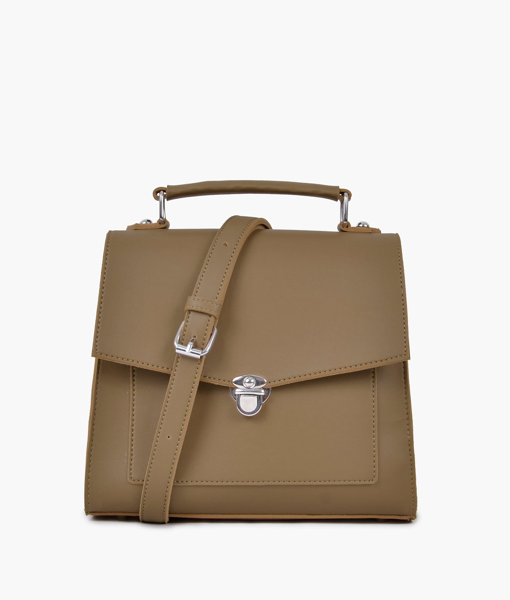 LumaVex - Coffee push-lock messenger bag