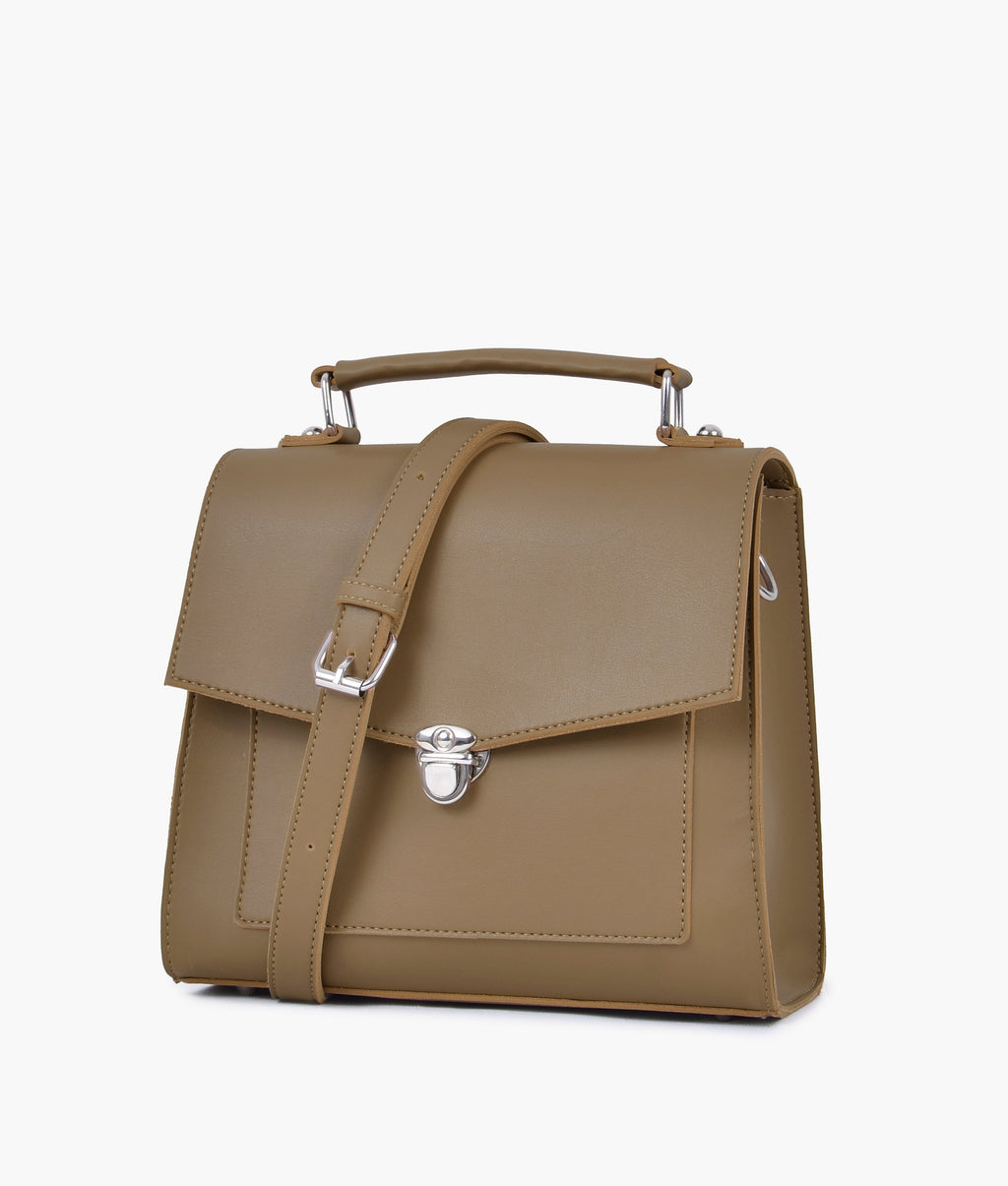 LumaVex - Coffee push-lock messenger bag