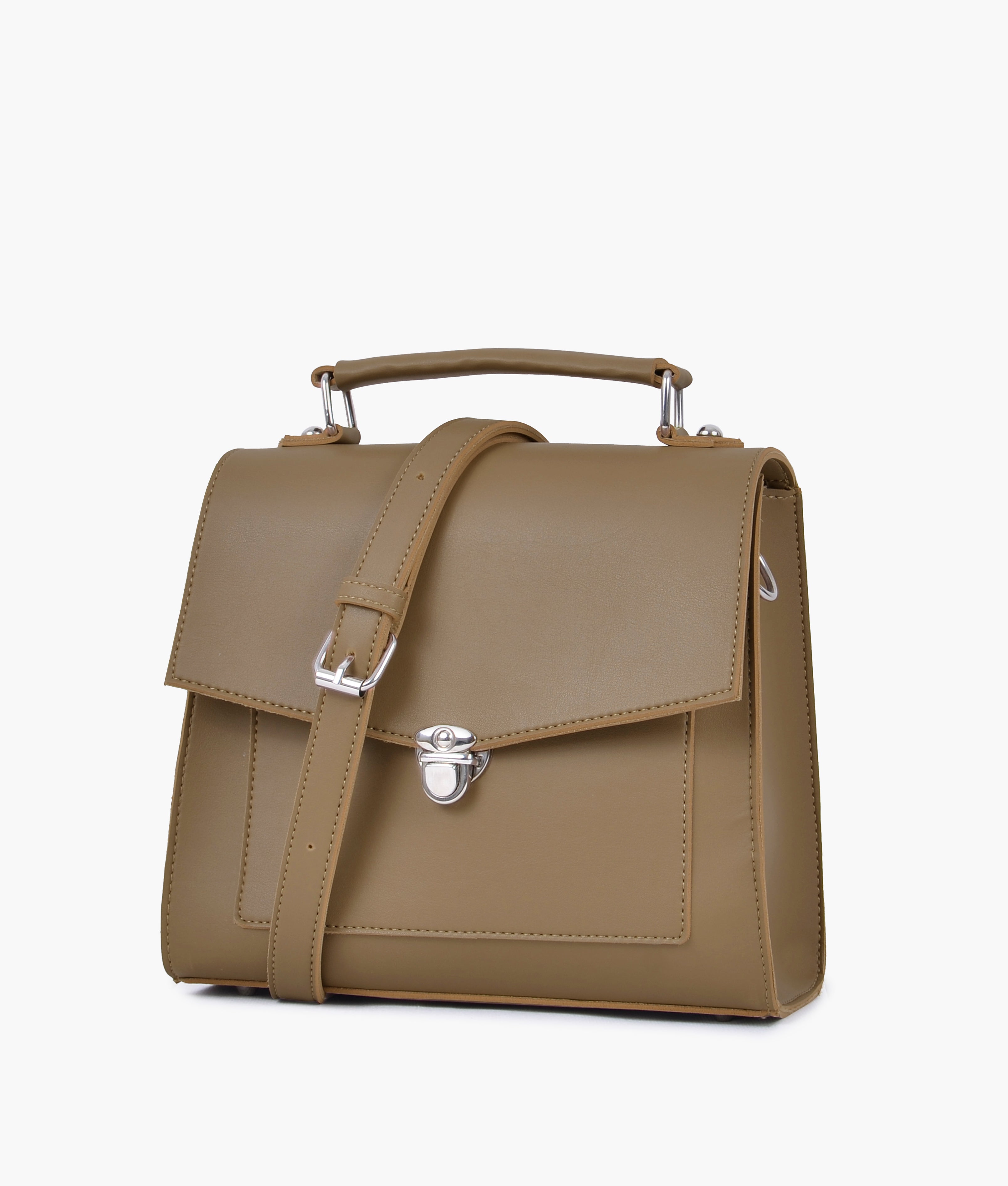 LumaVex - Coffee push-lock messenger bag
