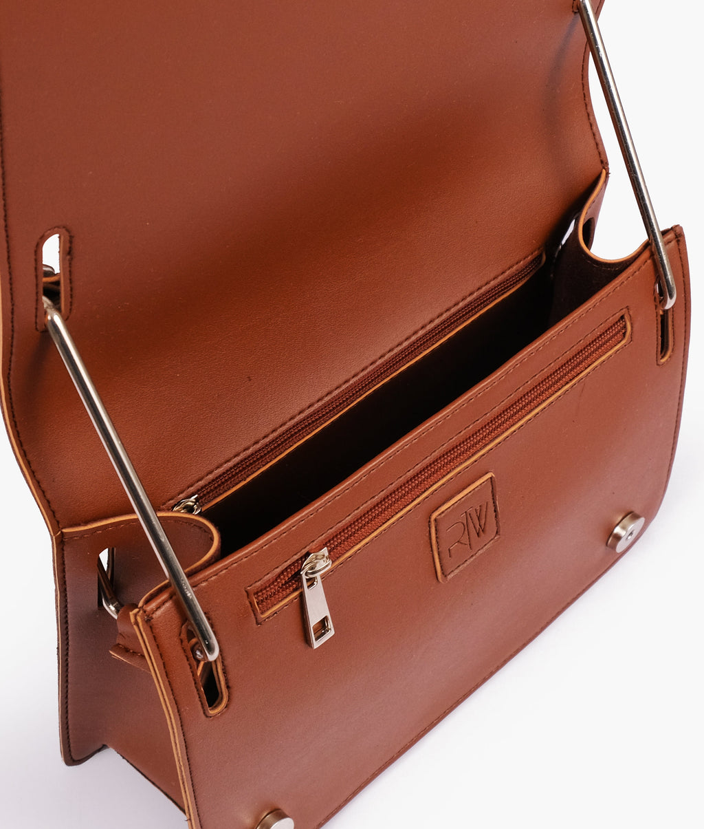 LumaVex - Dark brown loop strap shoulder bag