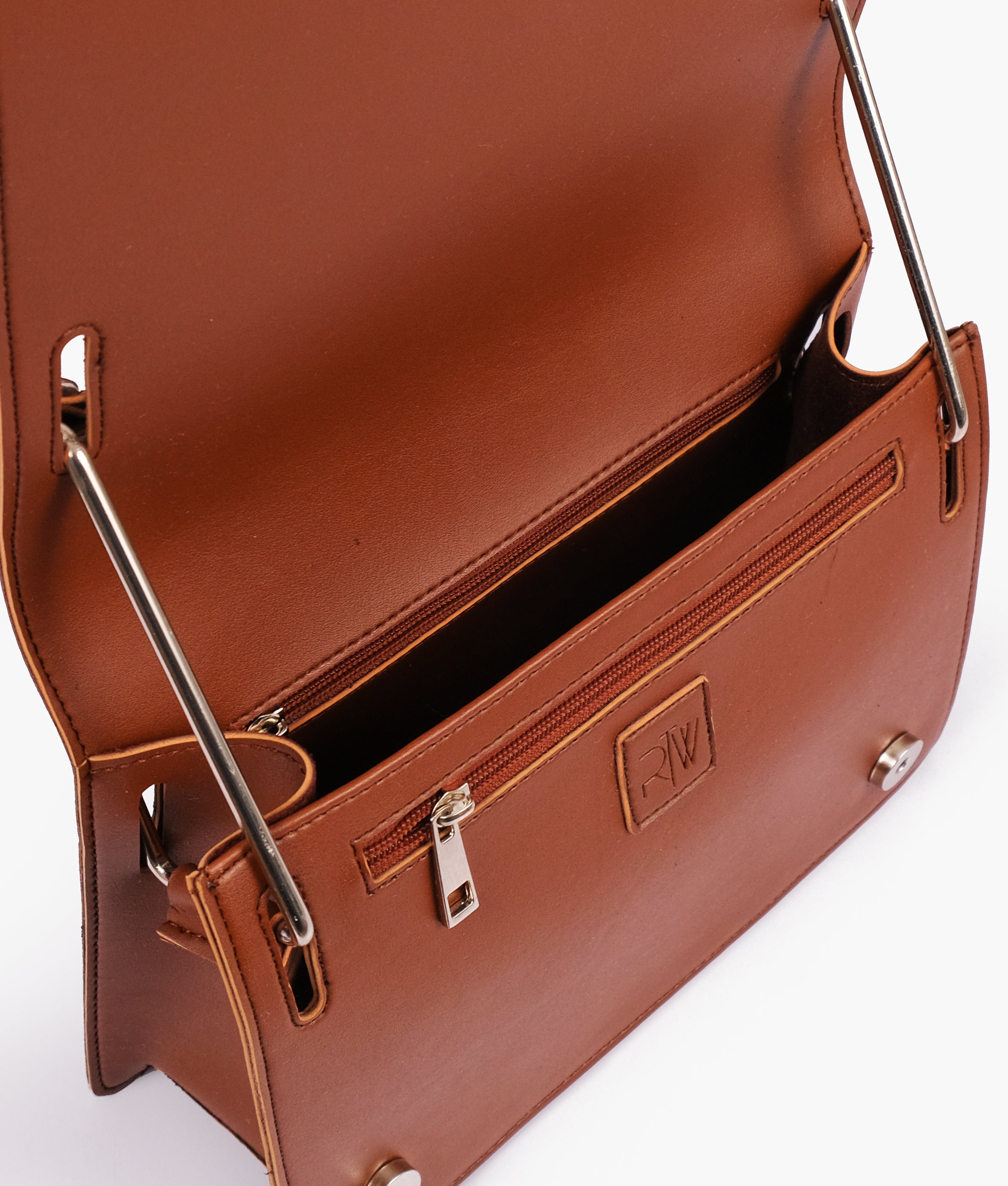LumaVex - Dark brown loop strap shoulder bag