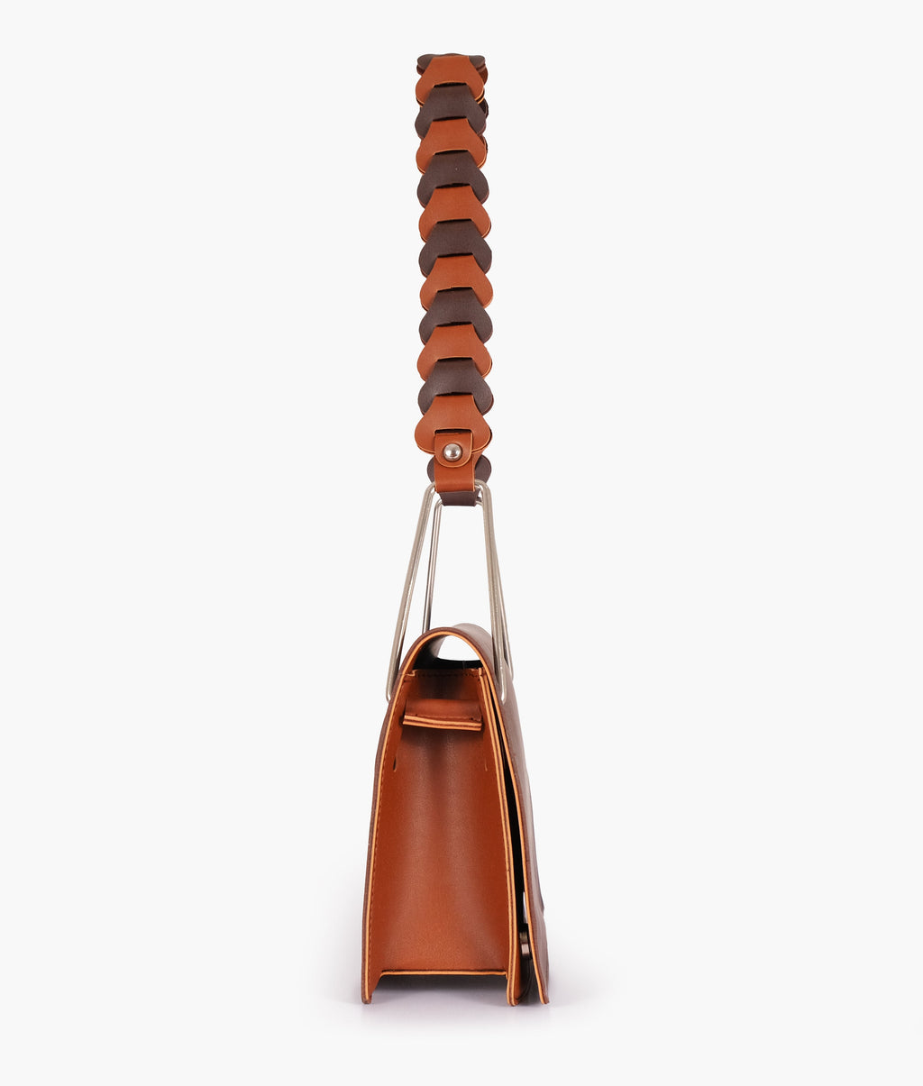 LumaVex - Dark brown loop strap shoulder bag