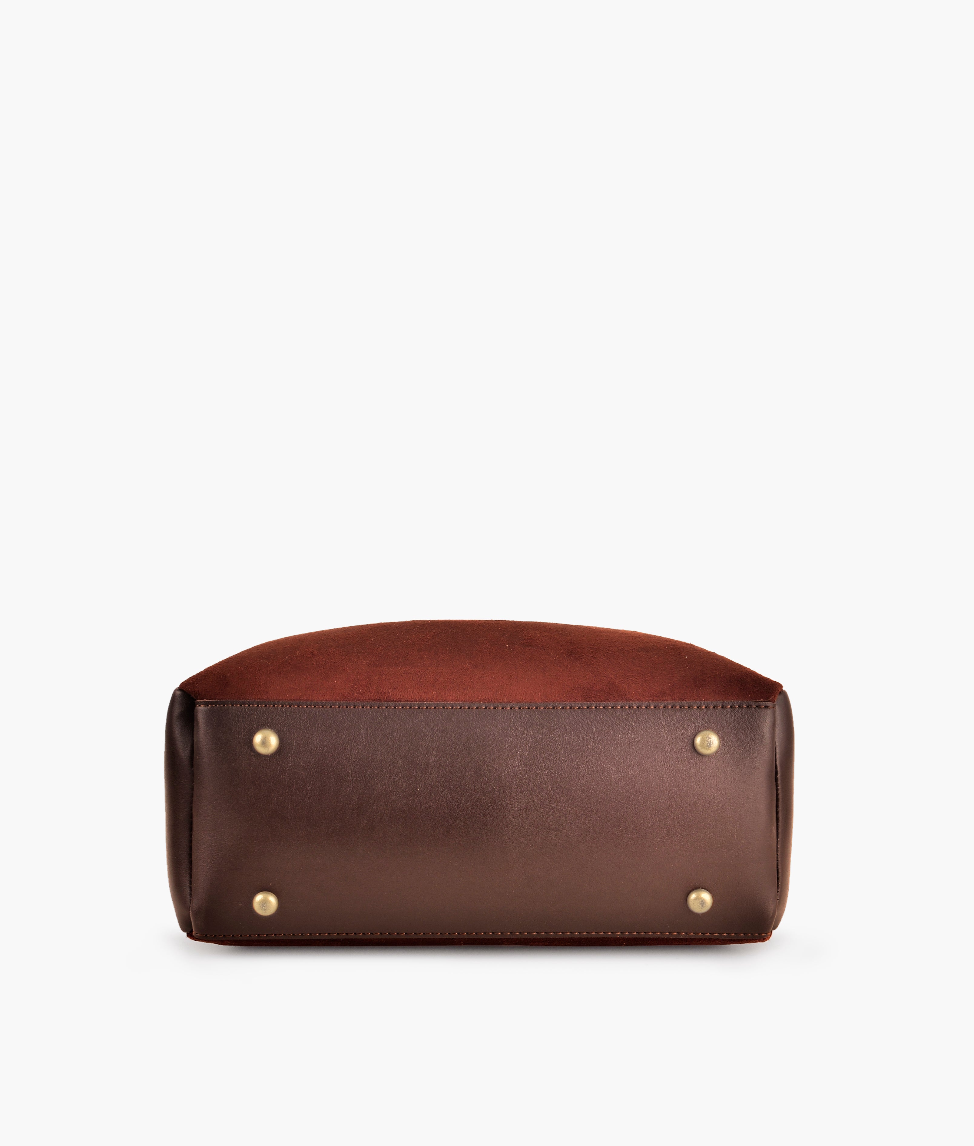 LumaVex - Dark brown suede mini bag