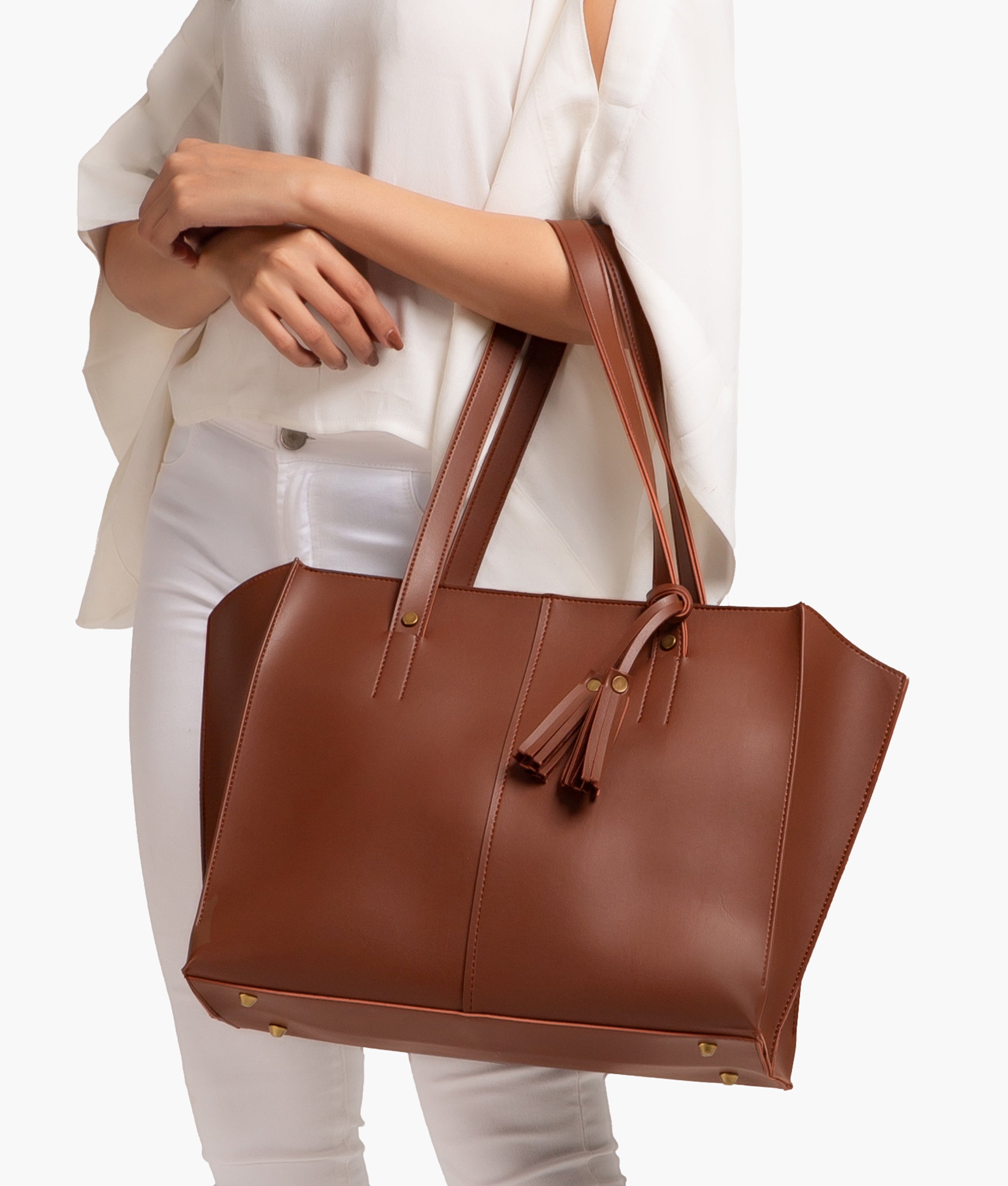LumaVex - Horse brown over the shoulder tote bag