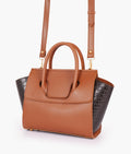 LumaVex - Brown trapeze handbag