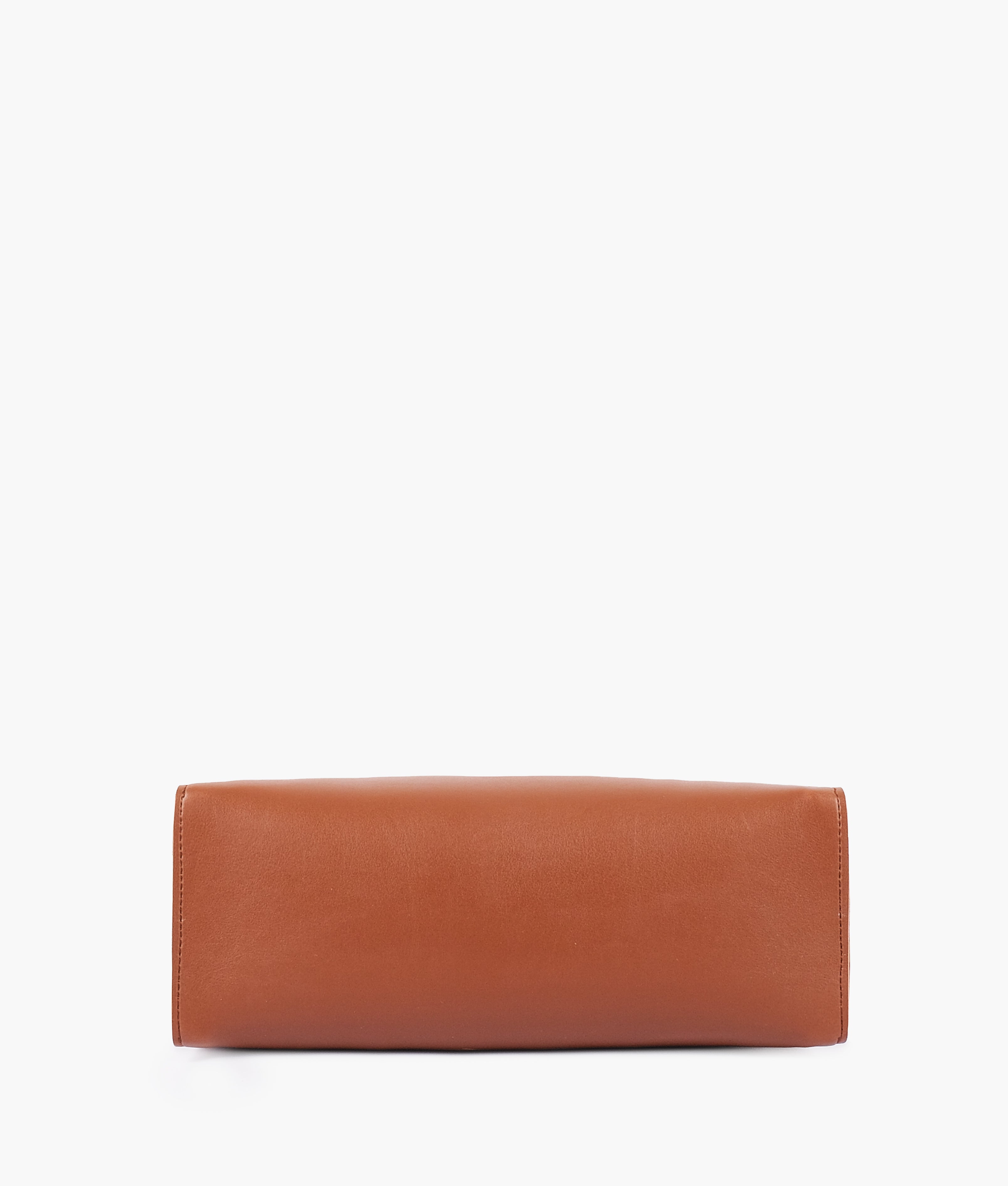 LumaVex - Brown zipper shoulder bag with long handle