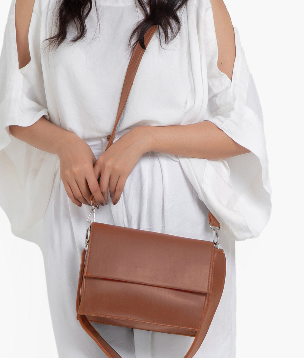 LumaVex - Brown mini cross-body bag