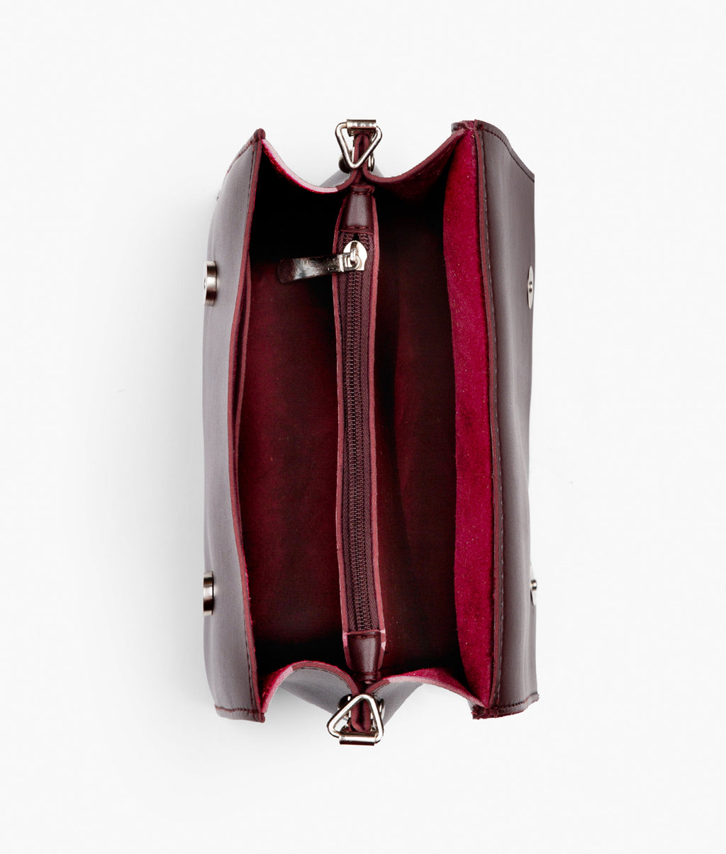 LumaVex - Burgundy mini cross-body bag