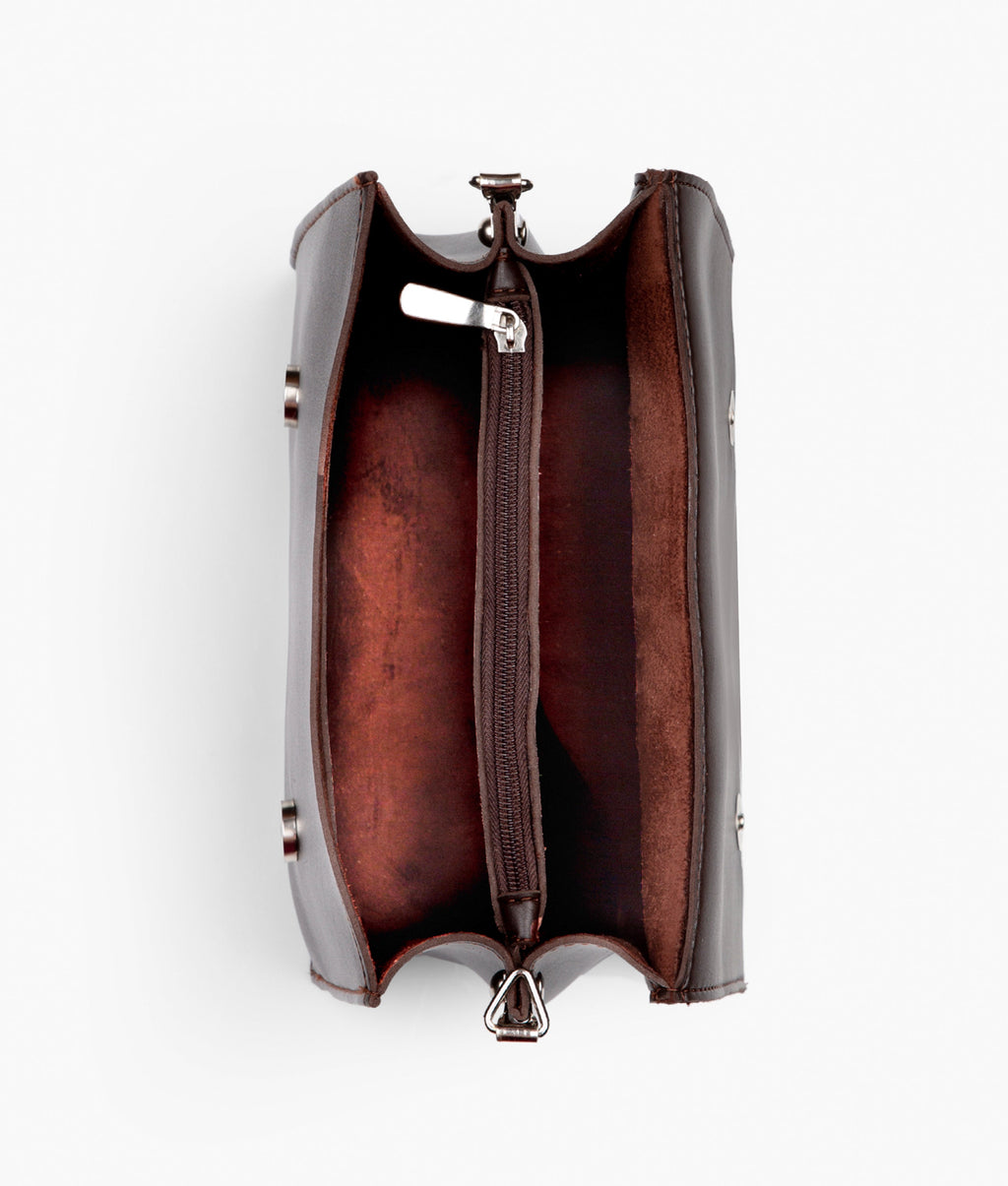 LumaVex - Dark brown mini cross-body bag