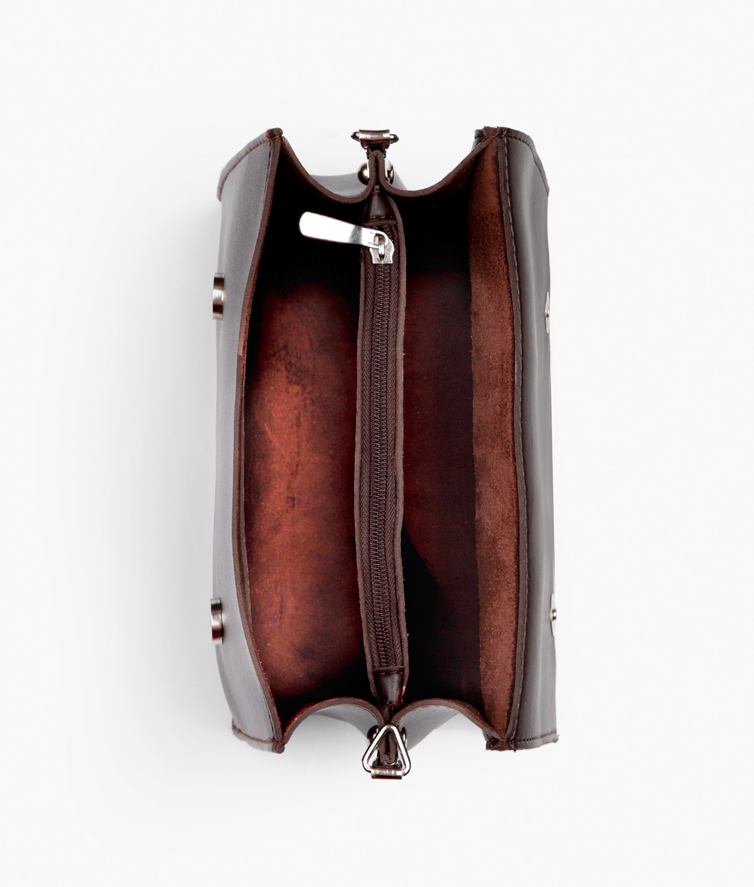 LumaVex - Dark brown mini cross-body bag